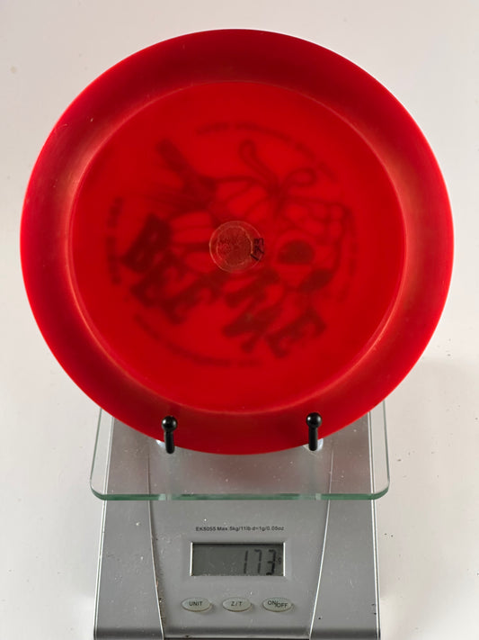 ABC Discs Base plastic (DX/Pro-D style) Beeline ABC Discs Beeline long range driver red black stamp