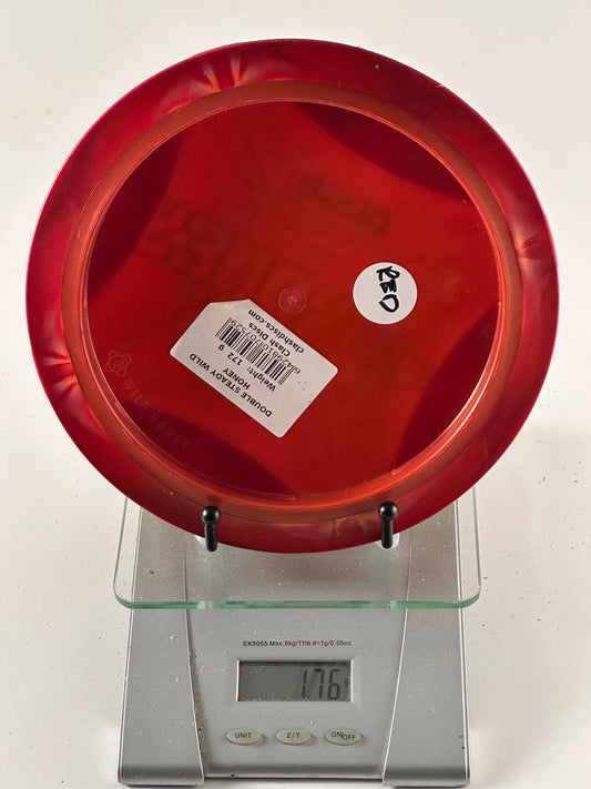 Clash Double Steady Wild Honey Clash Discs Wild Honey Double Steady plastic red translucent stock stamp