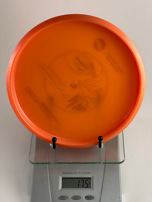 DGA DGA ProLine Breaker putt and approach overstable ProLine plastic Battle on Slug Hill 2019 stamp orange