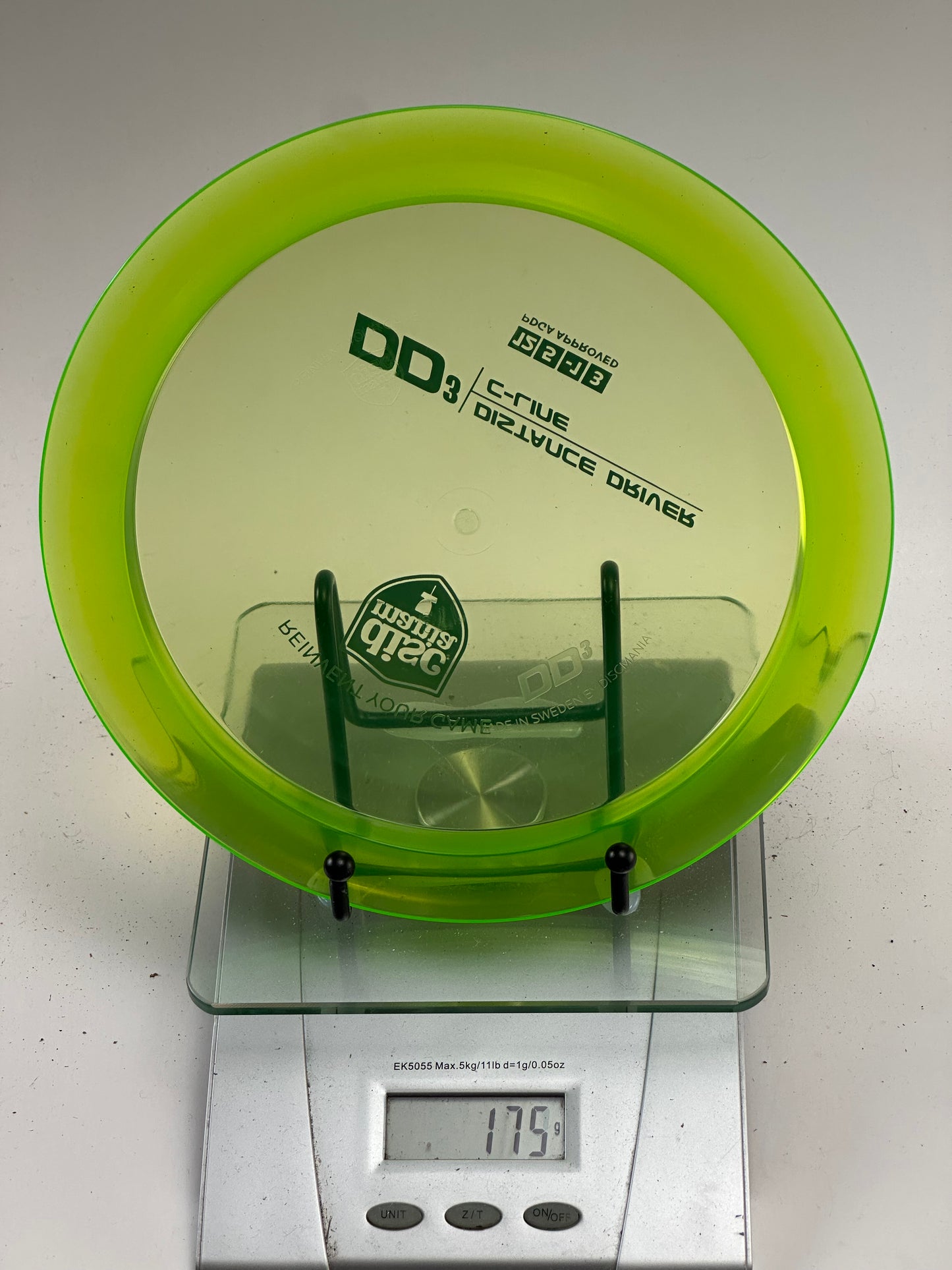 Discmania DD3 C-Line Distance Driver | Transparent Green | 175g