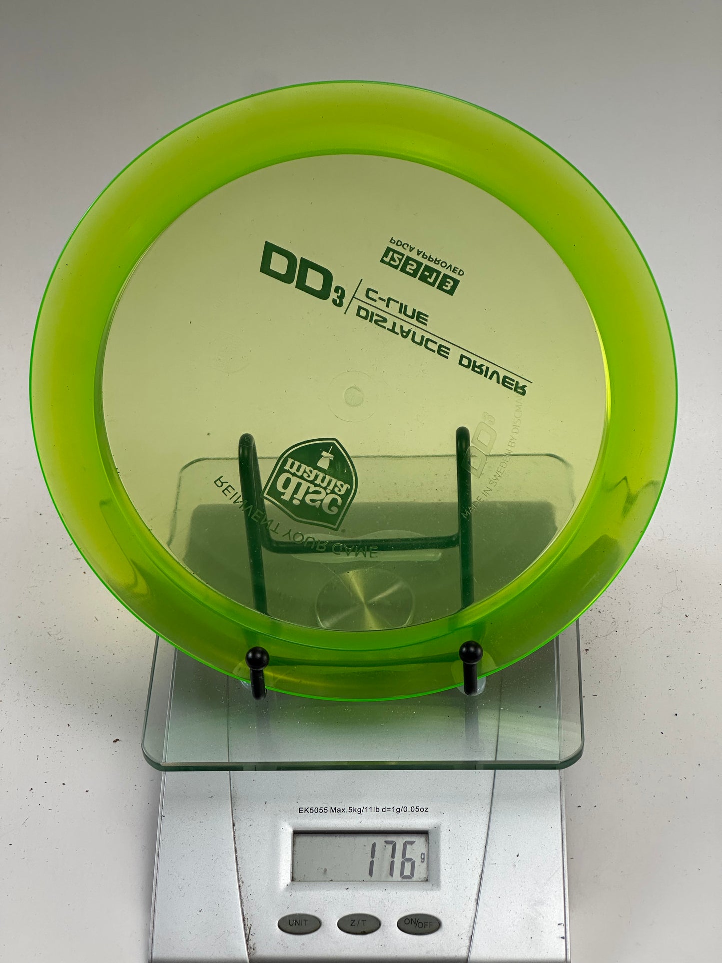 Discmania DD3 C-Line Distance Driver (Translucent Yellow-Green)