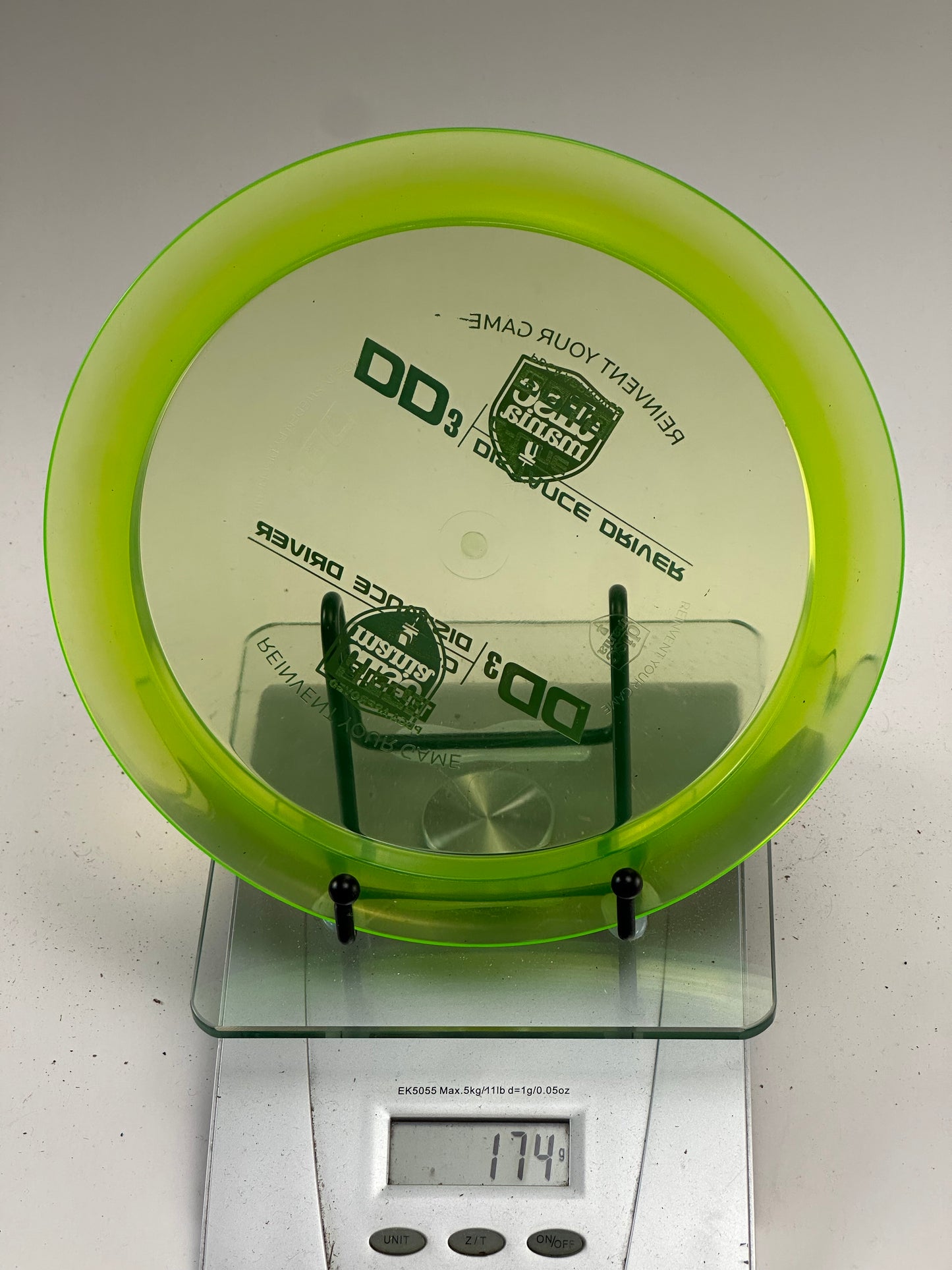 Discmania C-Line DD3 Distance Driver – Transparent Green