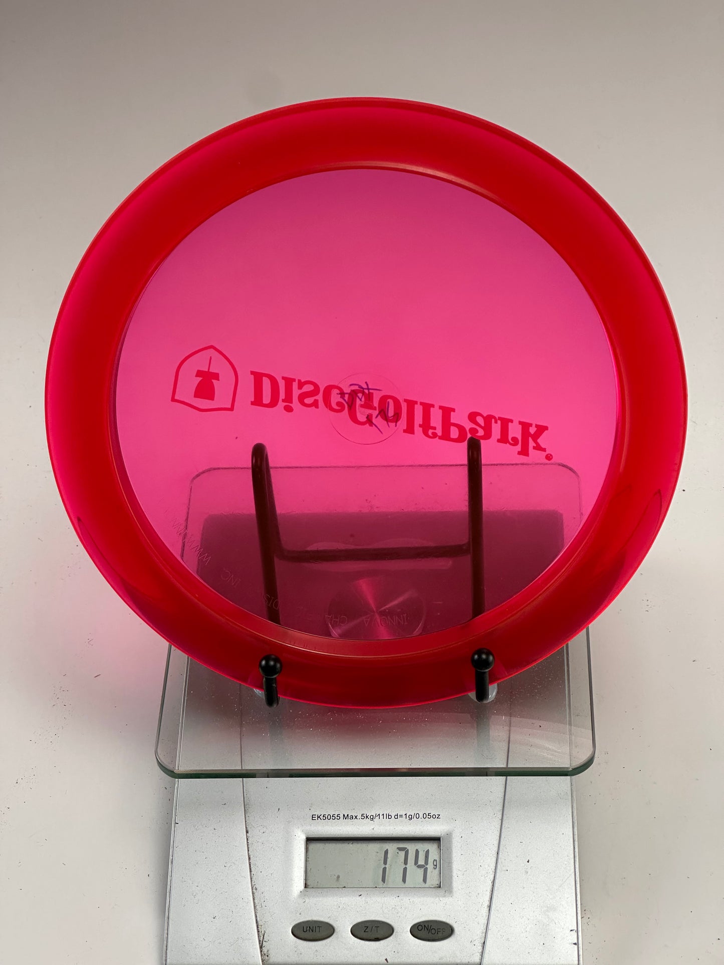 Discmania C-Line DDX Distance Driver (Translucent Pink) – DiscGolfPark Stamp