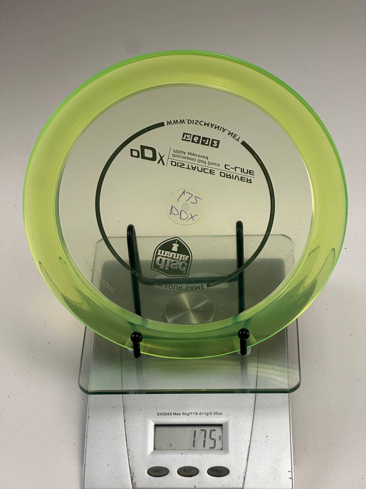 Discmania C-Line DDX Distance Driver (Translucent Yellow-Green)