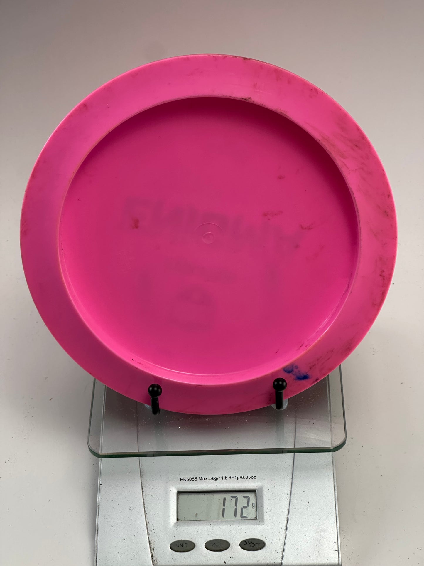 Discmania Lux Enigma Distance Driver (Pink, Black Evolution Stamp)
