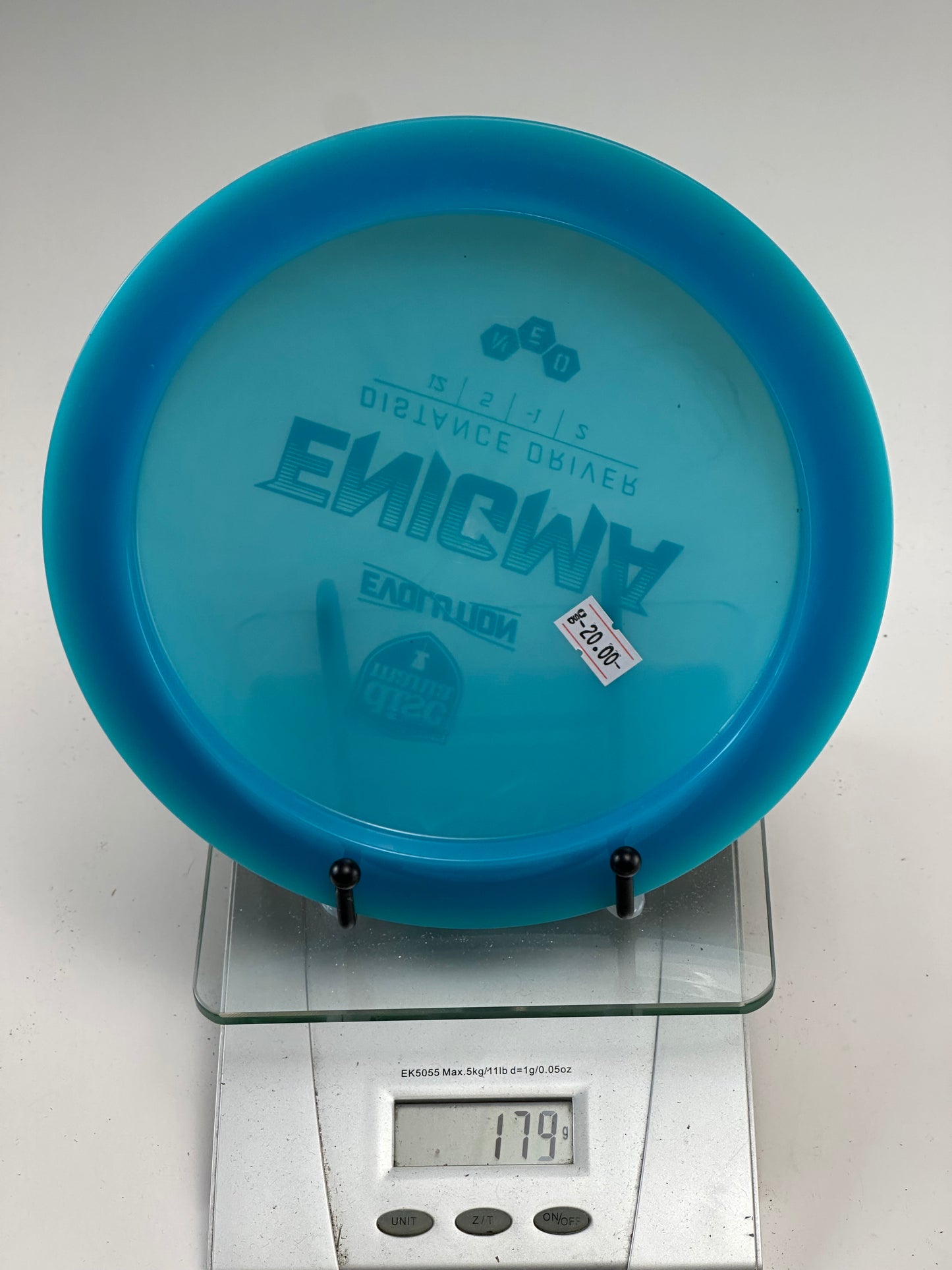 Discmania Neo Enigma Distance Driver - Blue Evolution Stamp