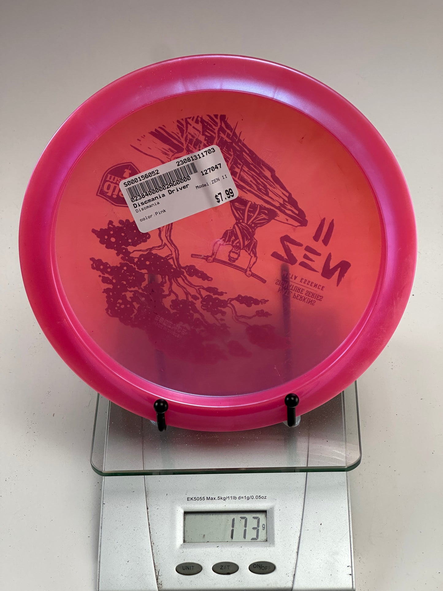 Discmania Essence Meta (Zen II Nate Perkins) Pink Translucent Fairway Driver