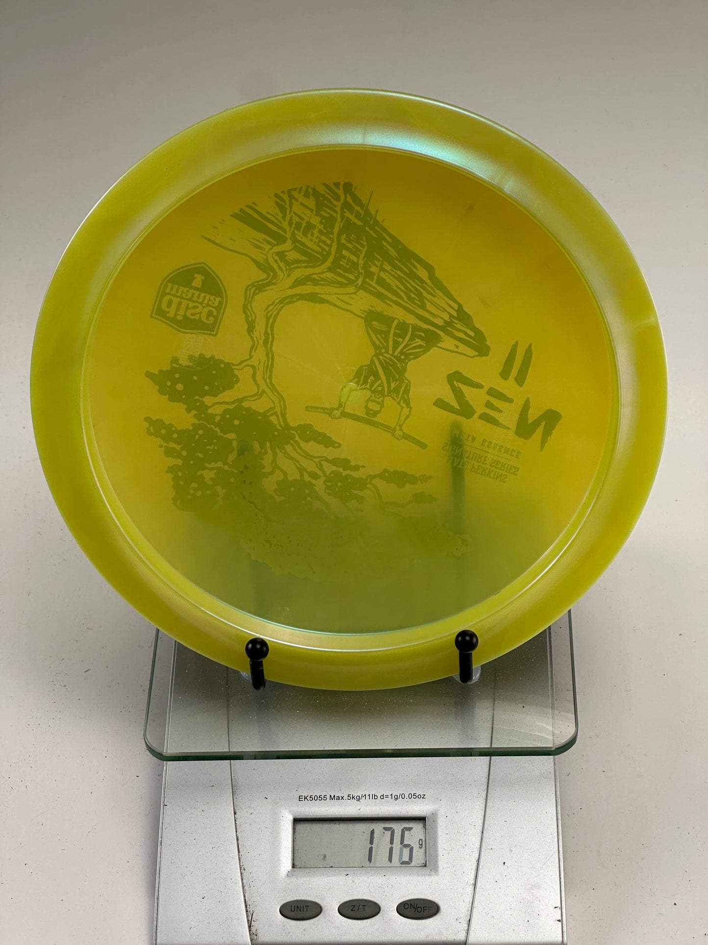 Discmania Essence Meta (Zen II Nate Perkins) Yellow w/ Black Tree Stamp