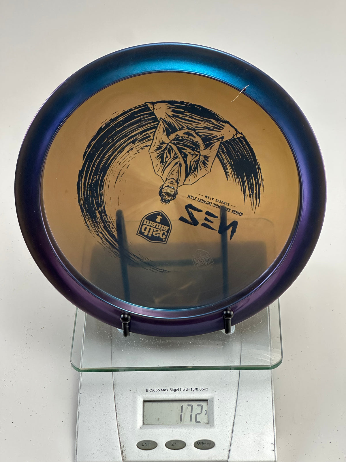 Discmania Meta Essence (Zen II Nate Perkins) Blue Rim, Green Foil Stamp