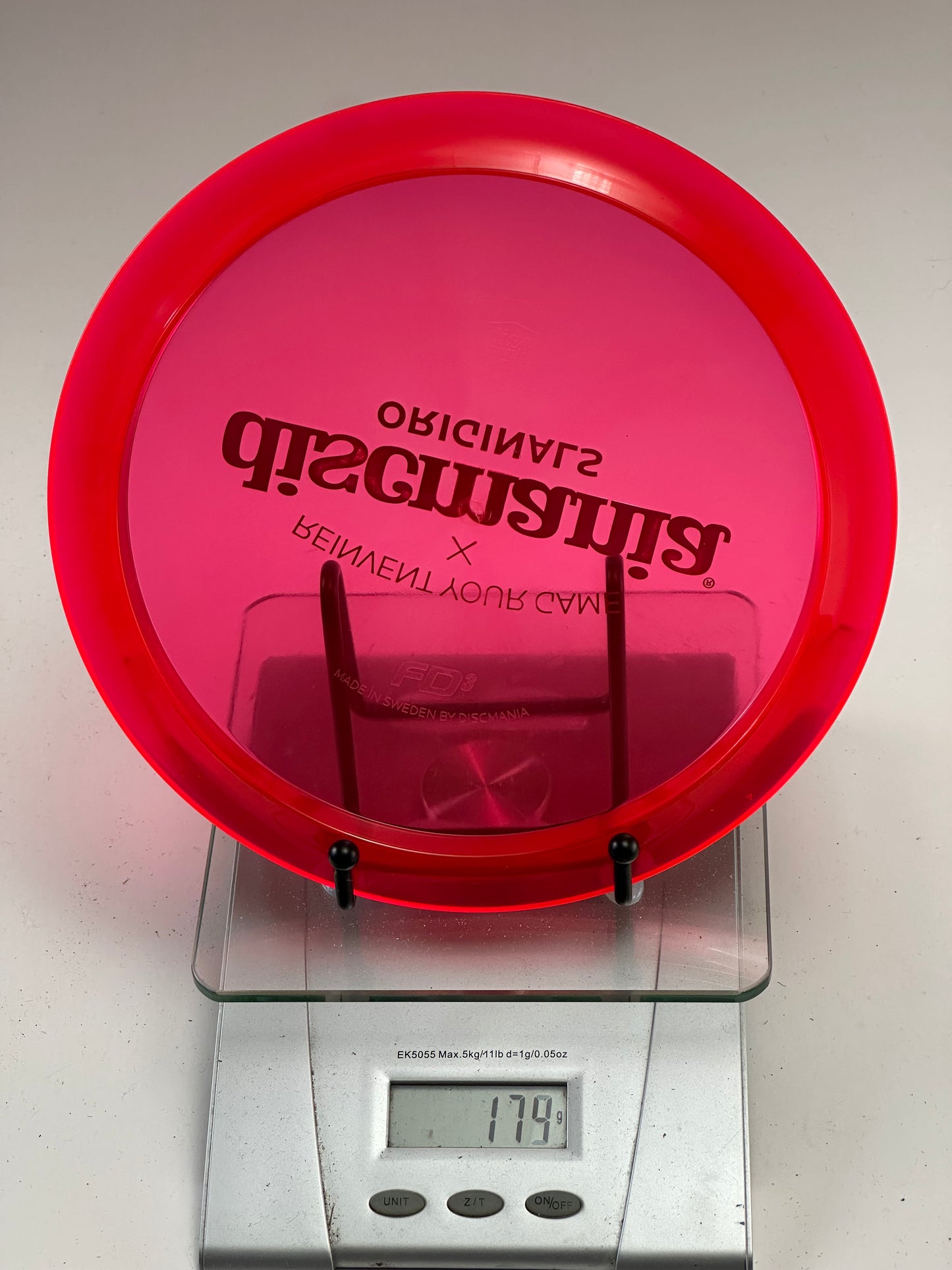 Discmania C-Line FD3 Fairway Driver (Translucent Red, Originals Stamp)