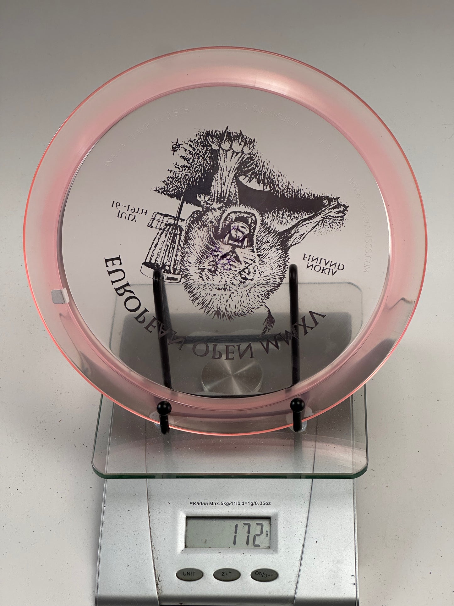 Discmania C-Line FD3 European Open 2015 Lion Stamp (Translucent Pink)