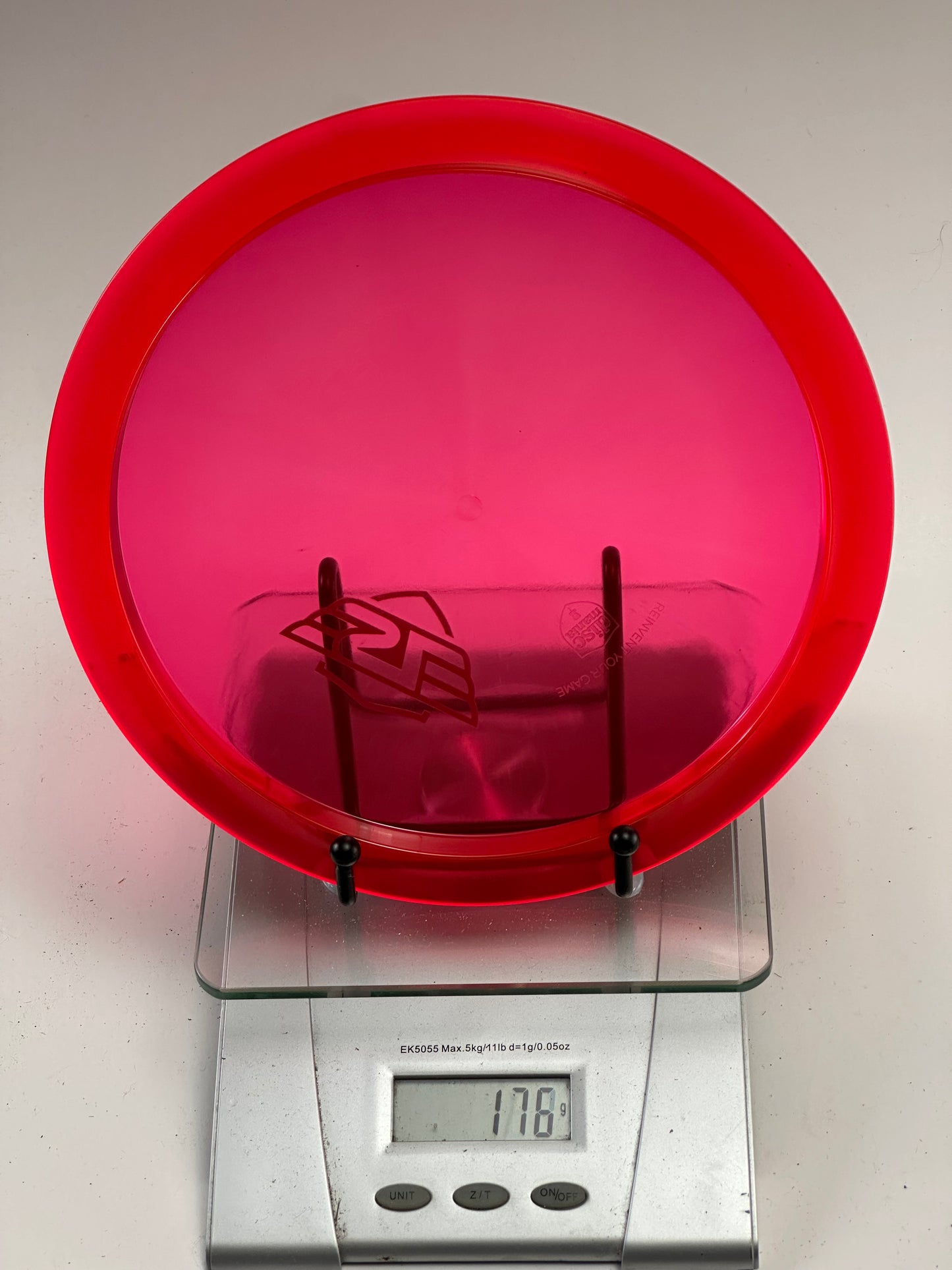 Discmania C-Line FD – Transparent Red – Shield Stamp