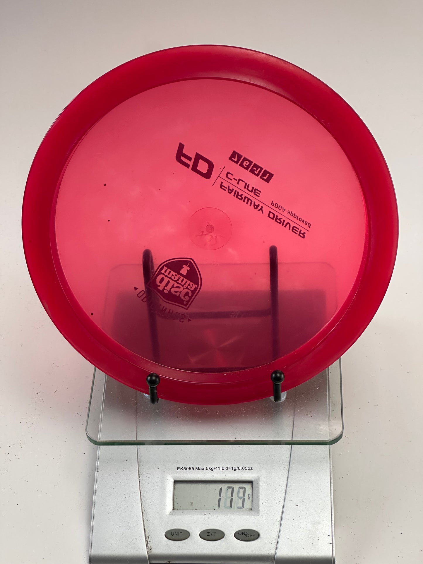 Discmania FD C-Line Fairway Driver (Transparent Red) Shield Stamp
