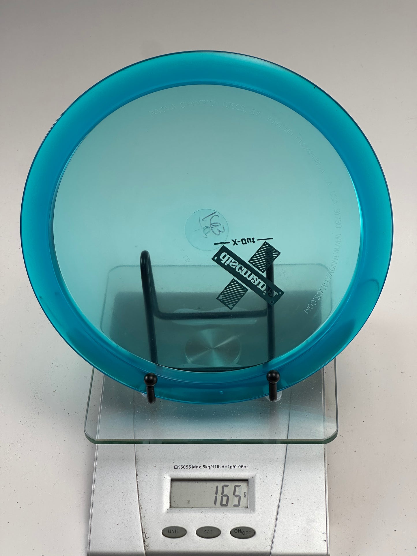 Discmania FD C-Line X-Out, Transparent Aqua (Shield Stamp)