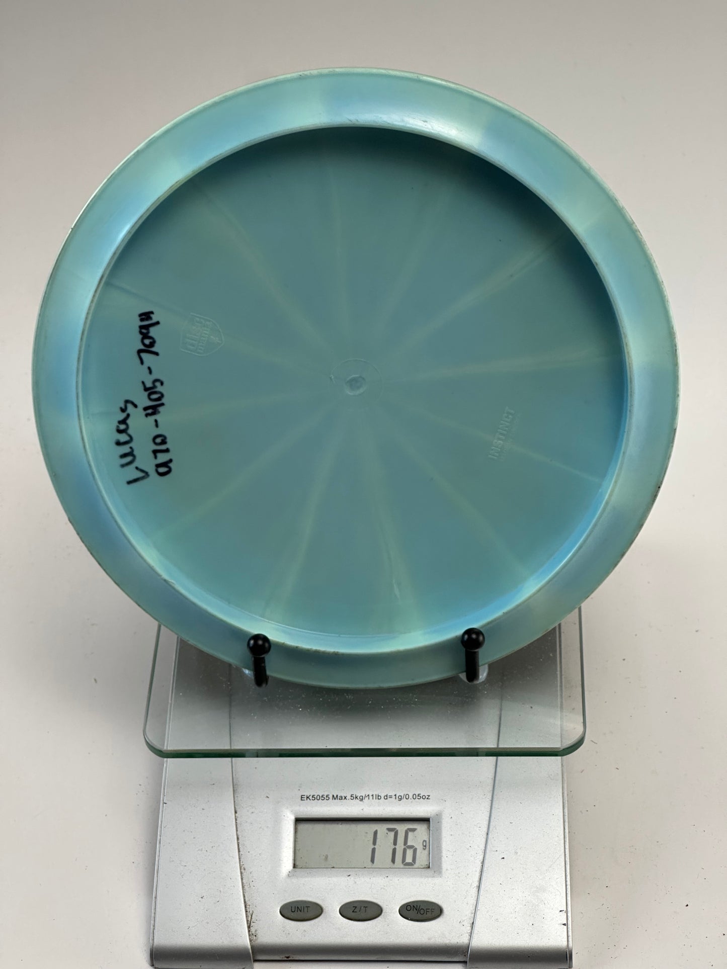 Discmania Neo Instinct Fairway Driver - Transparent Aqua Blue