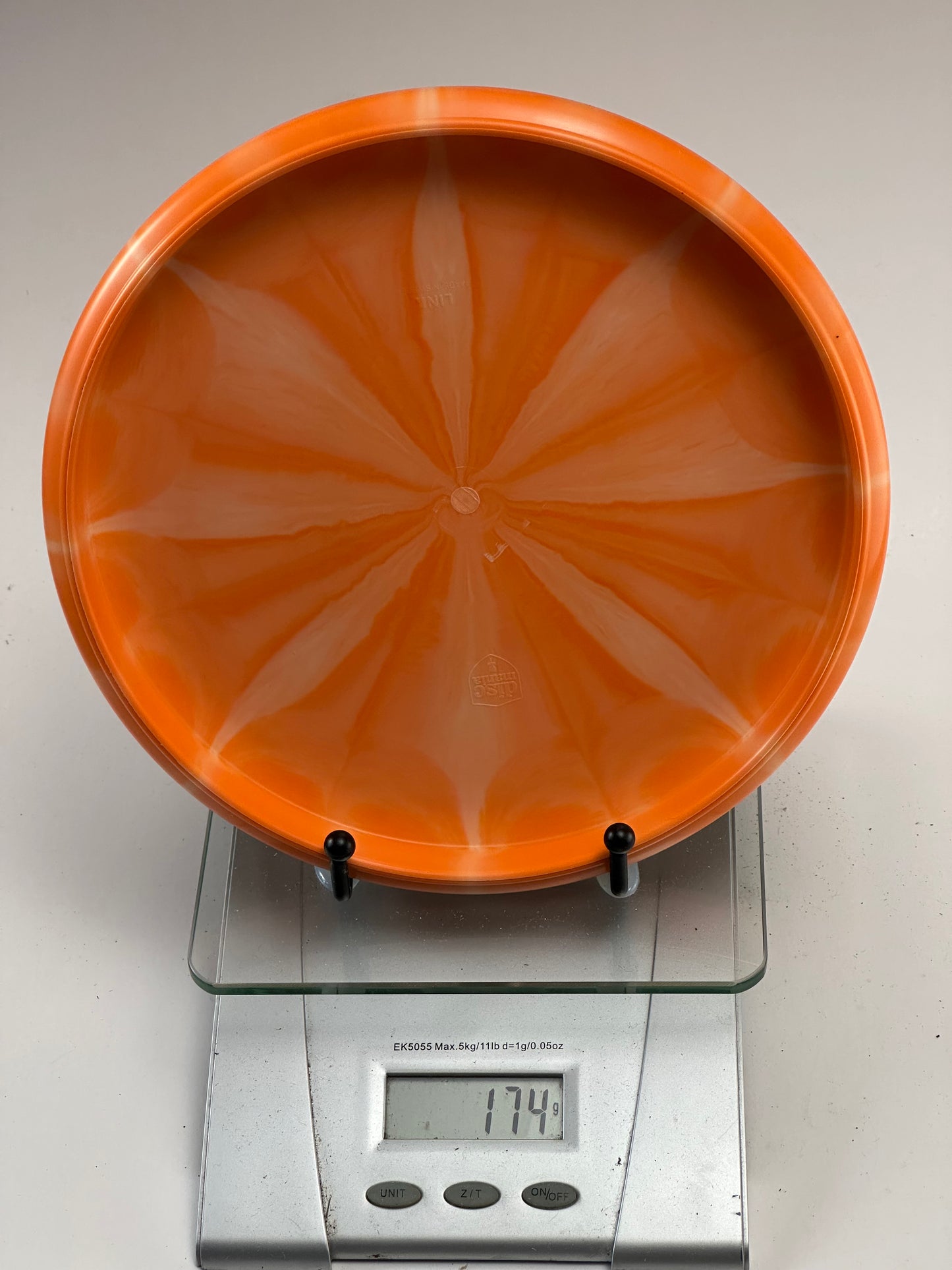 Discmania Link Vapor Hard Exo Putter (Arctic Fang) - Orange Swirl