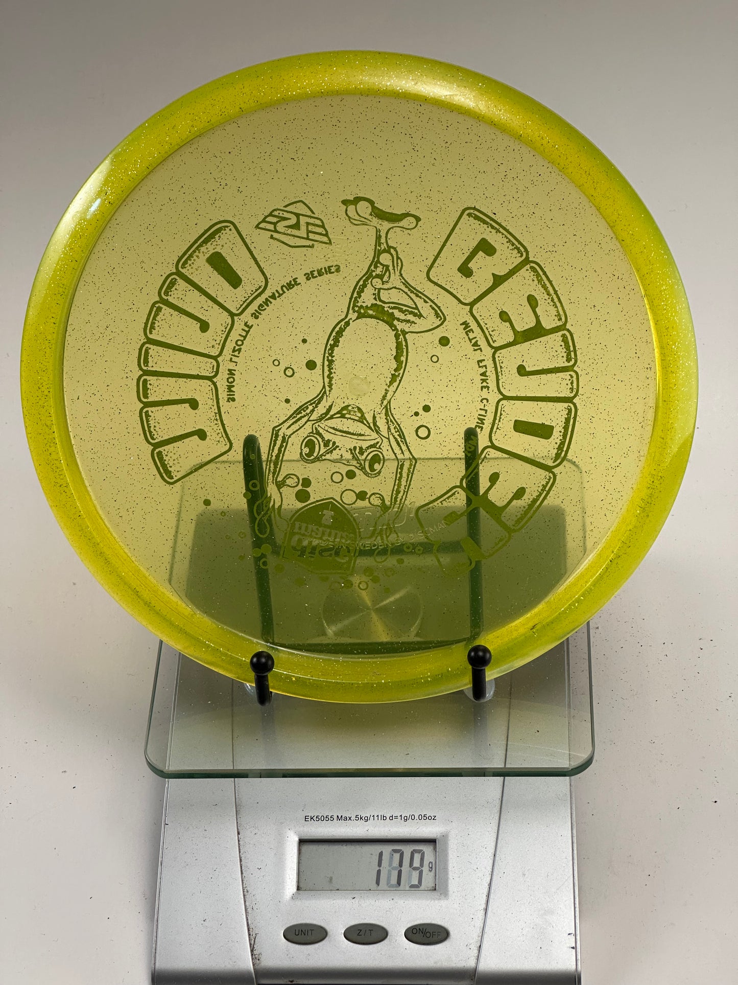 Discmania MD1 C-Line Metal Flake Midrange, Yellow (Frog Stamp)