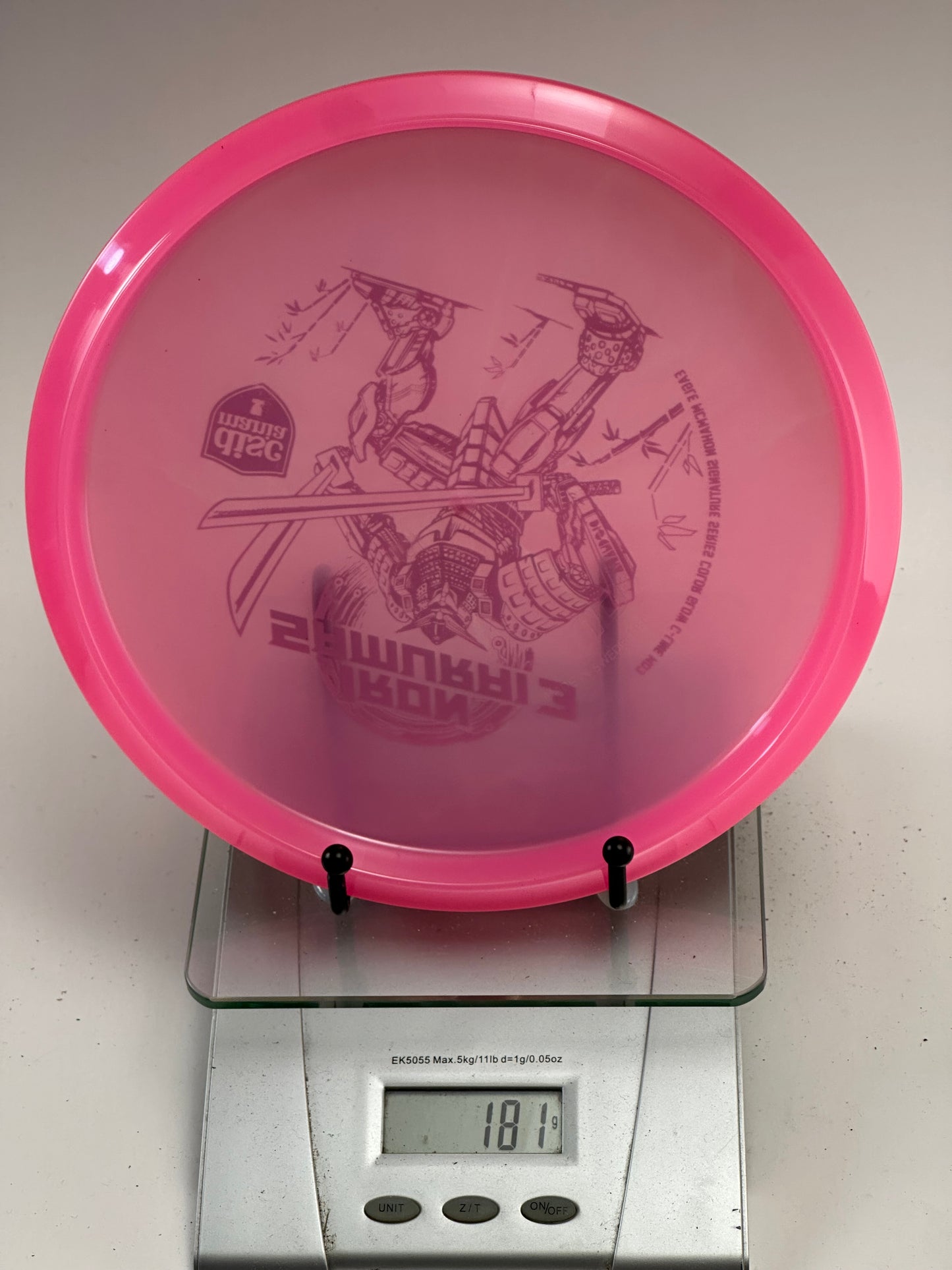Discmania C-Line MD3 Iron Samurai 3 Midrange – Translucent Pink