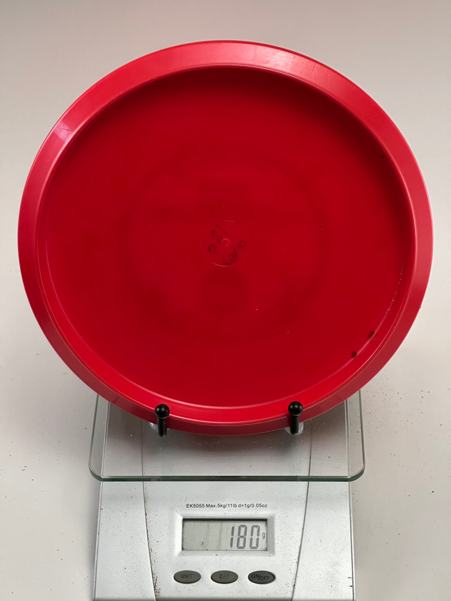 Discmania C-Line MD3 Midrange – Transparent Red w/ Gold Holo Stamp