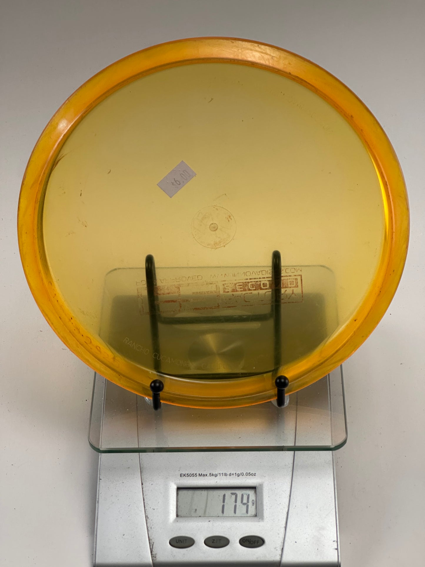Discmania C-Line MD3 Factory Second Midrange (174g) - Transparent Amber