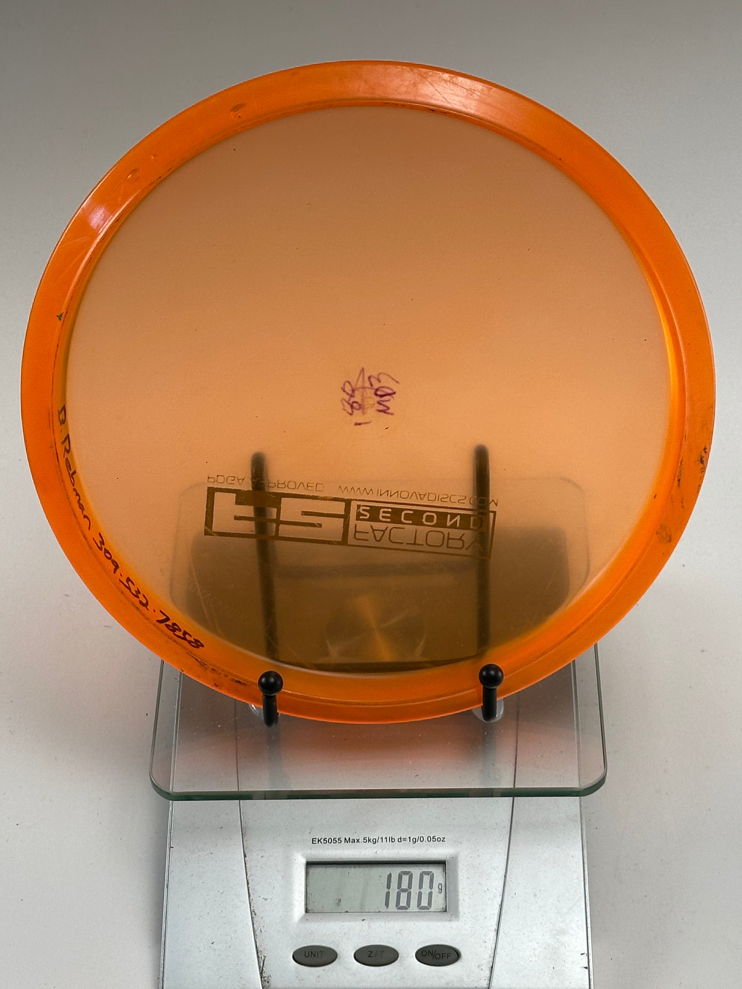 Discmania MD3 C-Line (Factory Second) Translucent Orange Midrange 180g