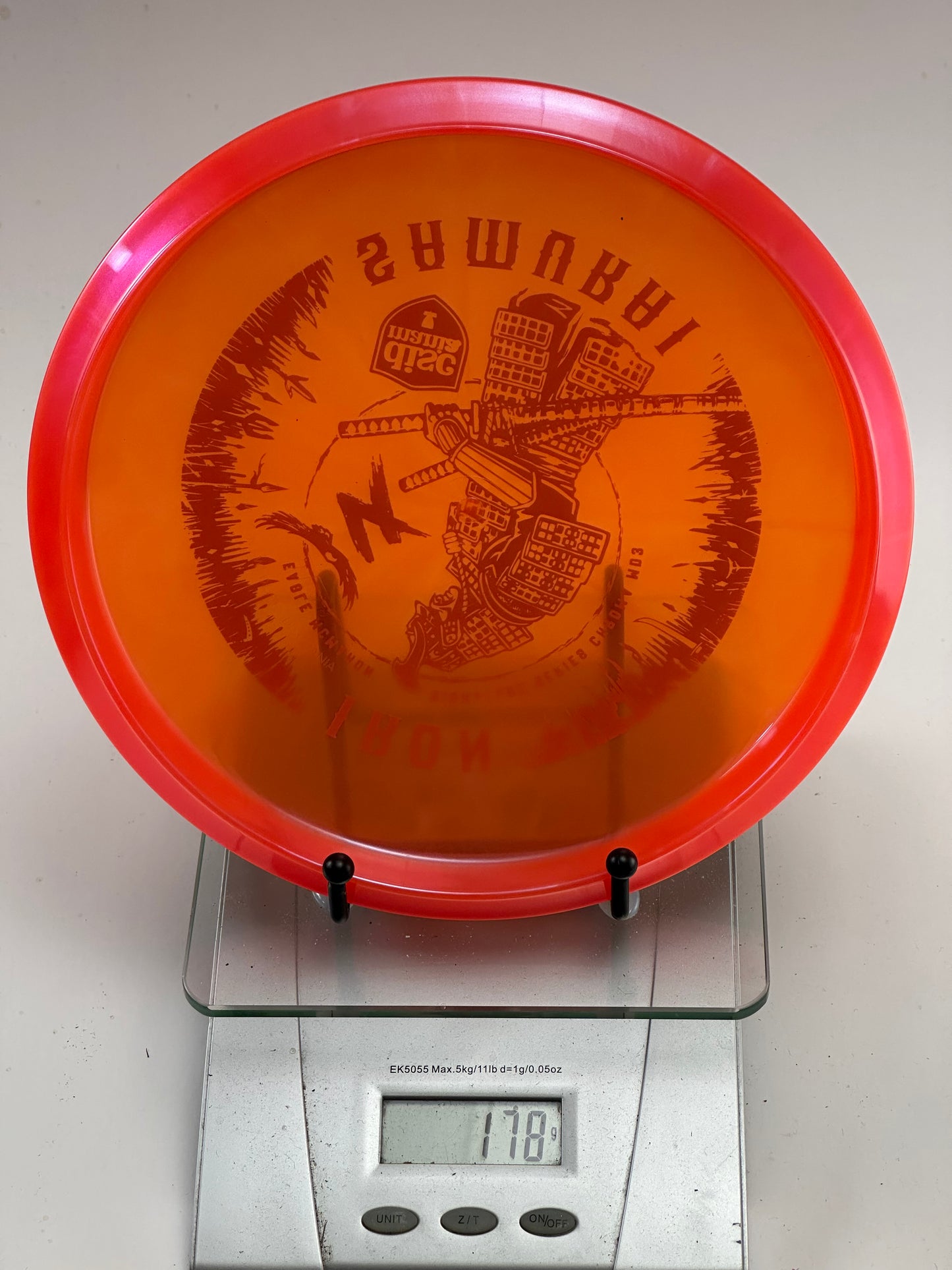 Discmania MD3 Iron Samurai 4 (Chroma) - Orange Translucent, 178g