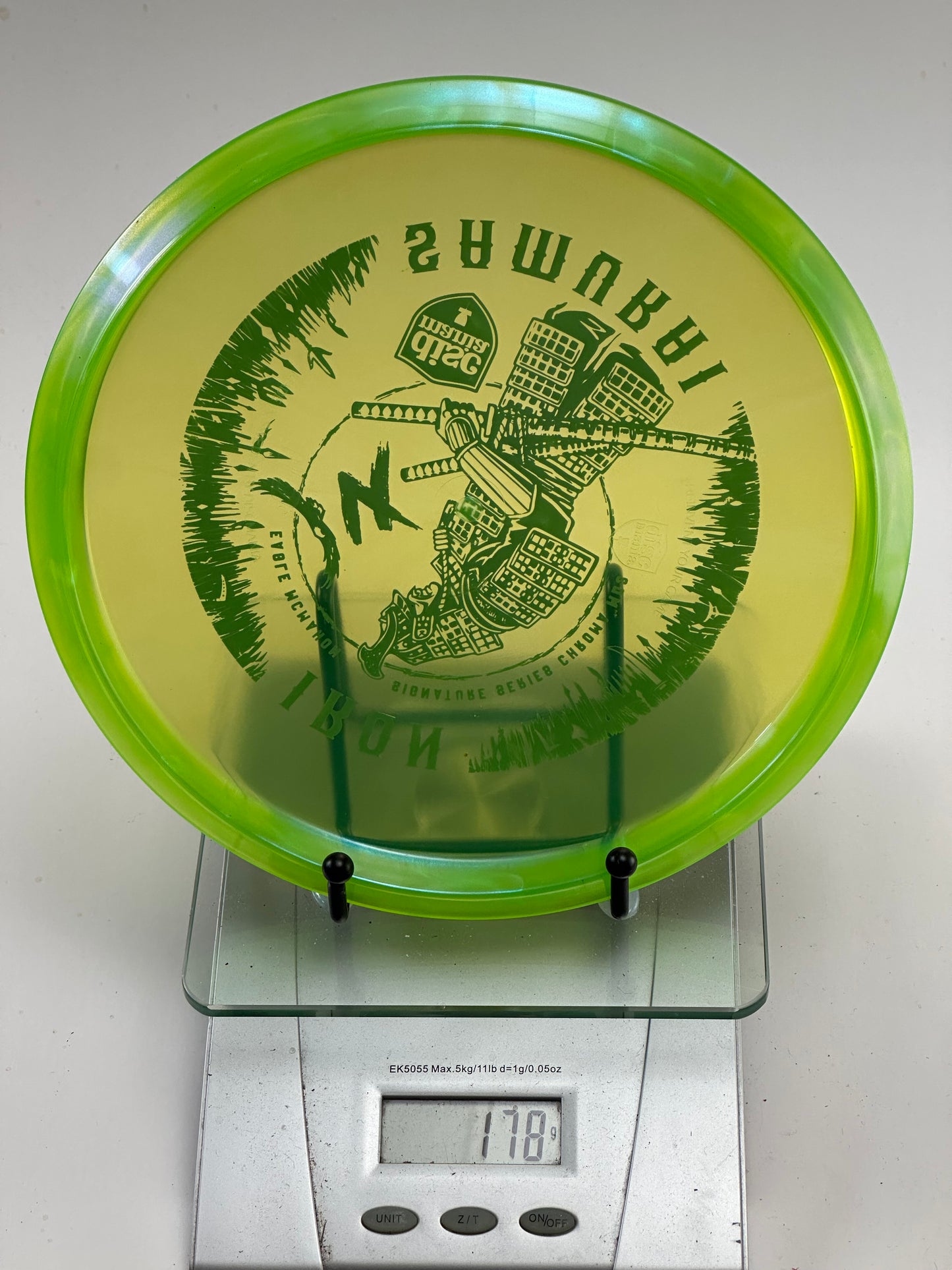 Discmania MD3 Chroma Iron Samurai 4 (Eagle McMahon) 178g Yellow/Green