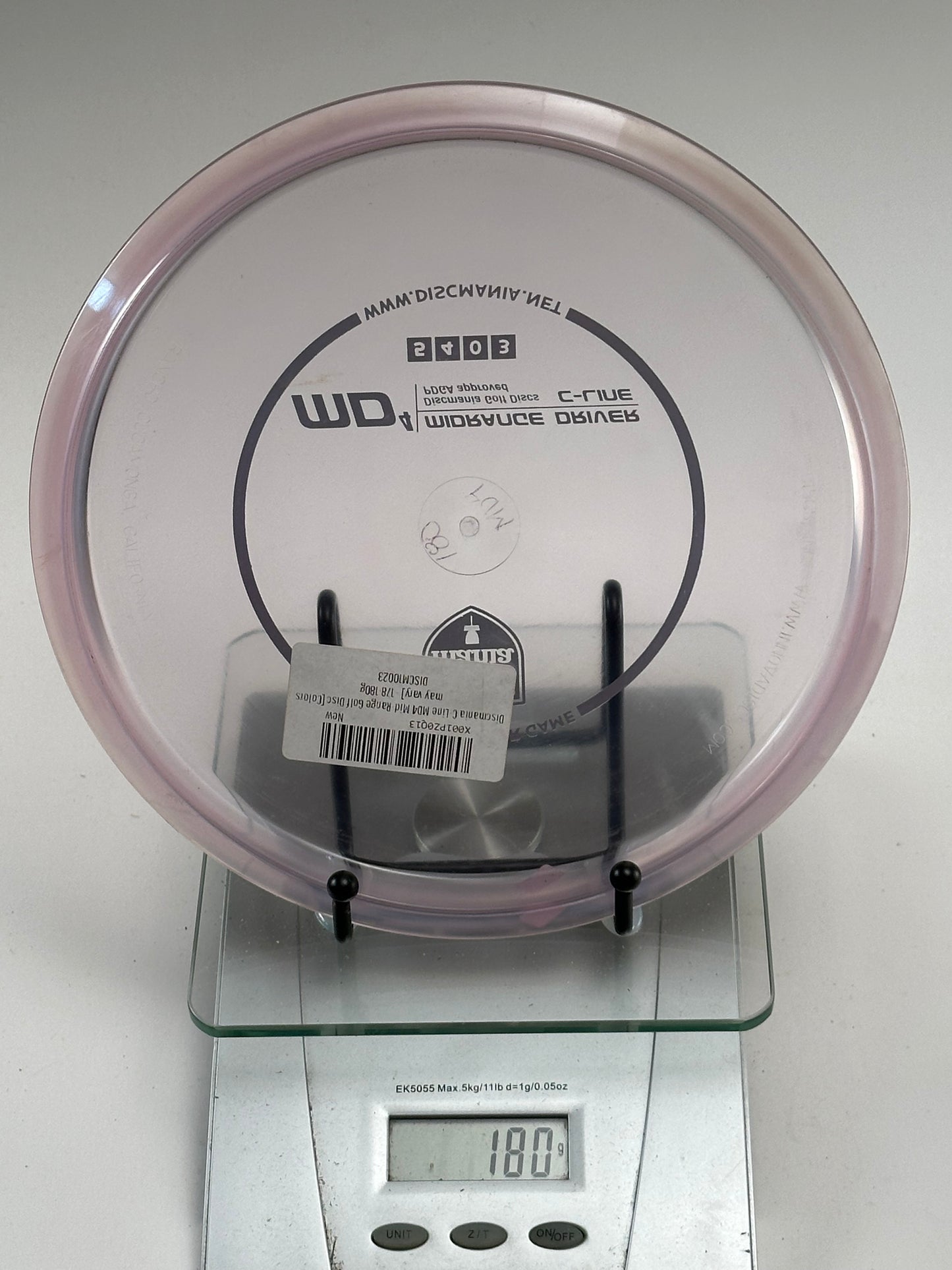 Discmania MD4 C-Line Midrange – Clear Purple Tint