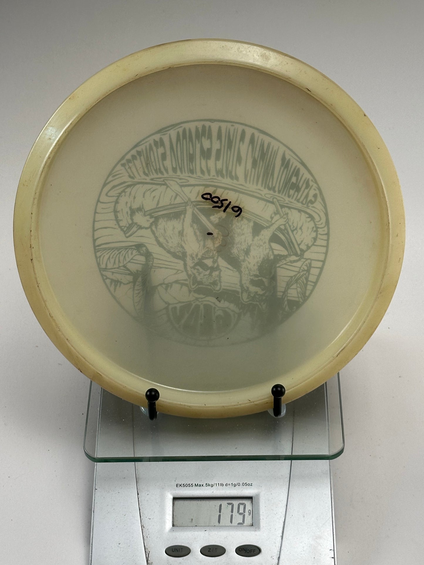 Discmania MD4 C-Line Clear Midrange - 2019 Illinois Doubles Stamp