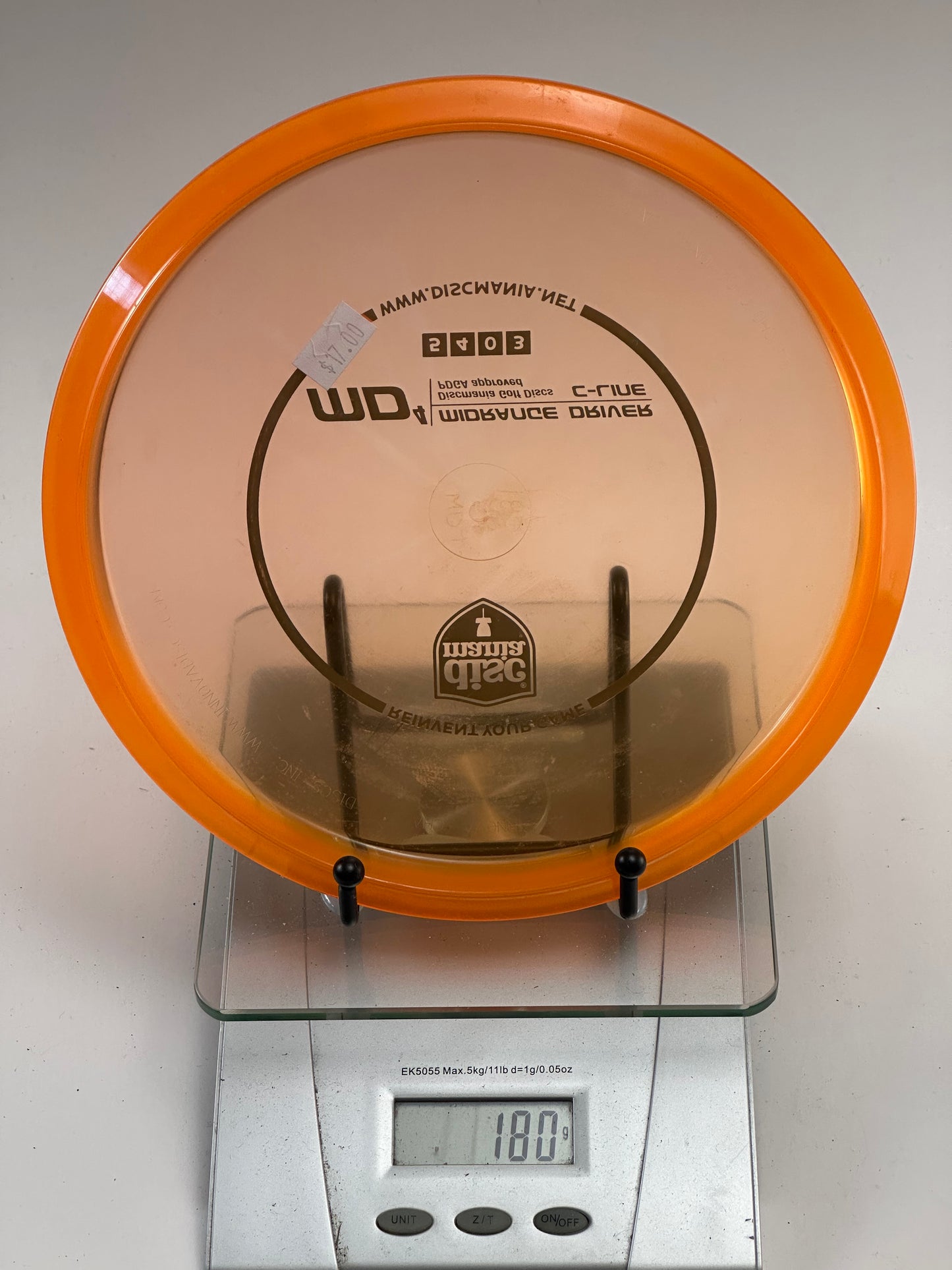 Discmania MD4 C-Line Midrange – Transparent Orange