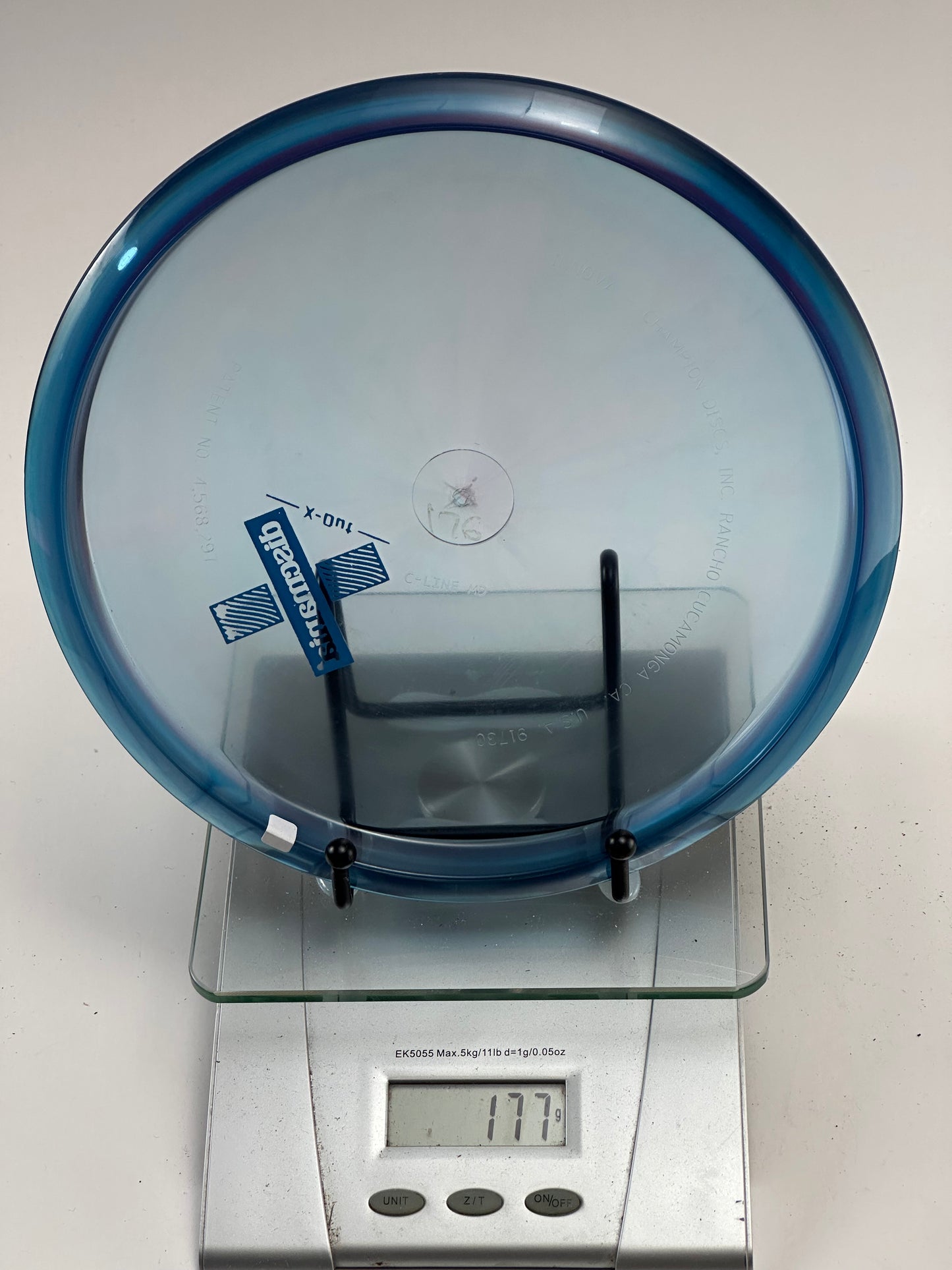 Discmania MD C-Line X-Out Midrange (Transparent Blue) 177g