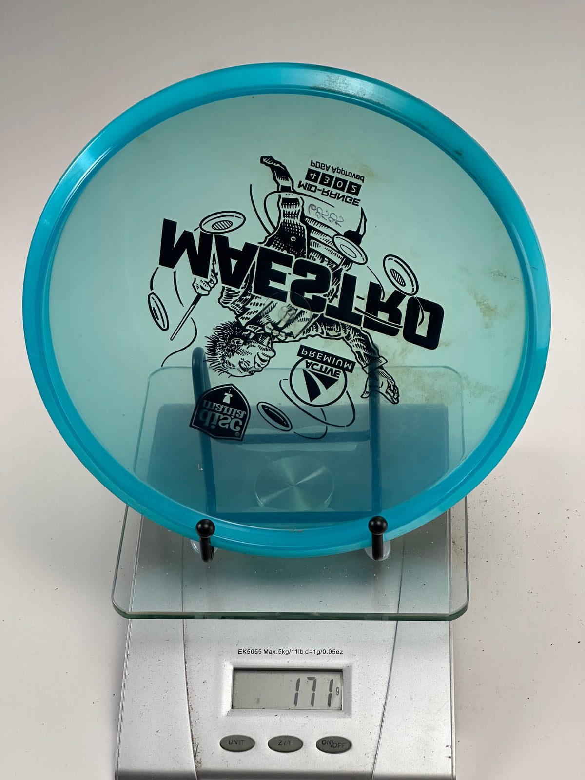 Discmania Active Premium Maestro Midrange – Transparent Blue