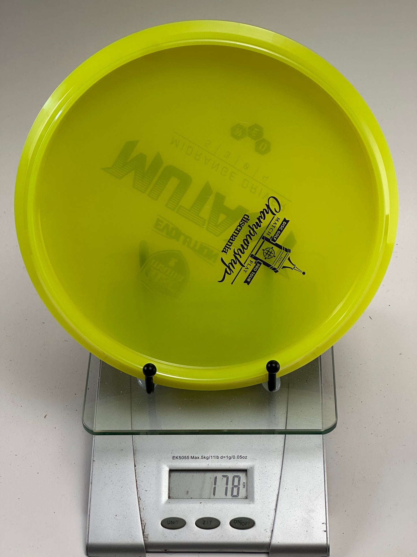 Discmania Neo Mutant Midrange - Yellow (Evolution Championship Stamp)