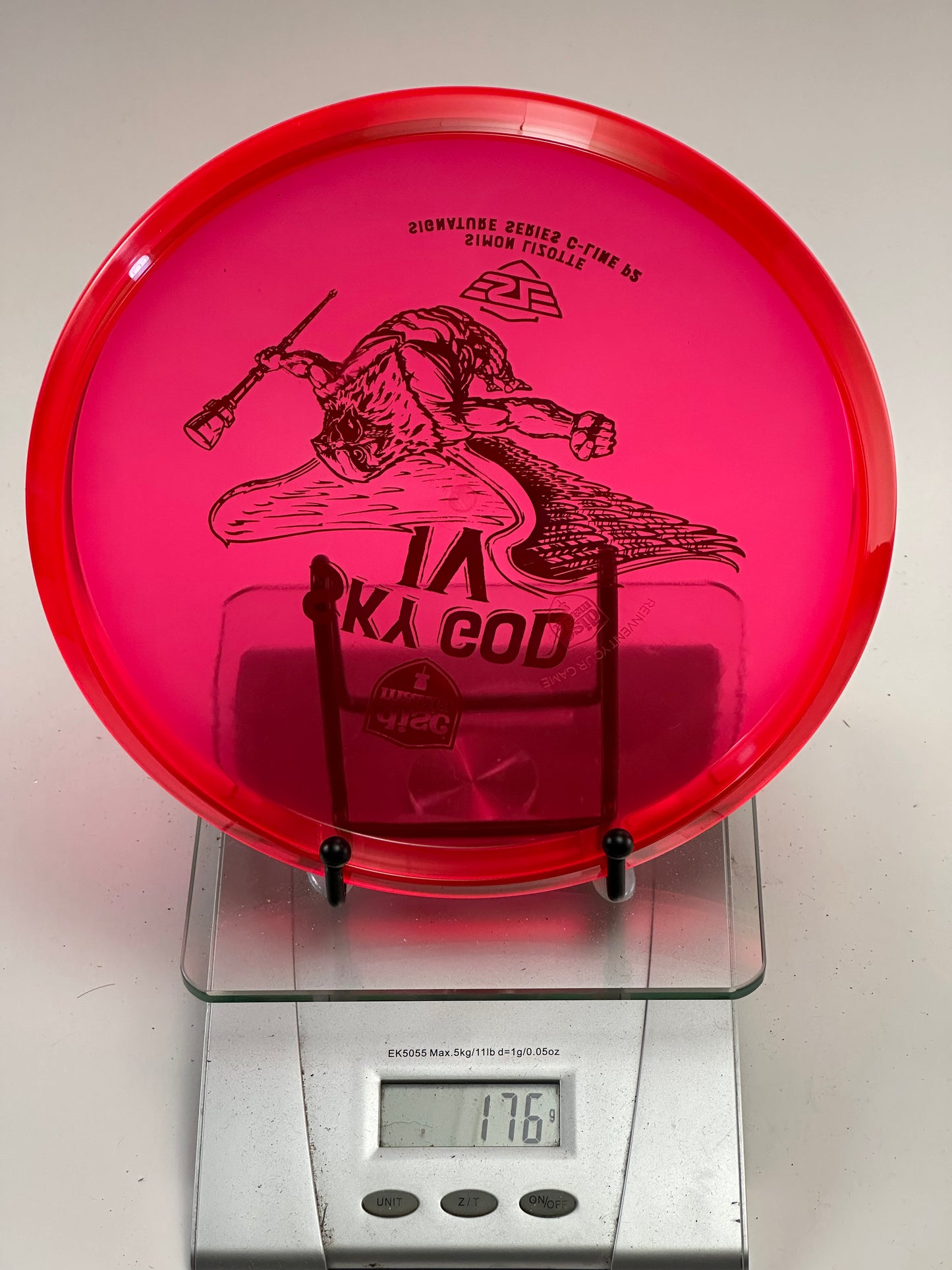 Discmania Sky God IV P2 C-Line (Simon Lizotte) – Transparent Red