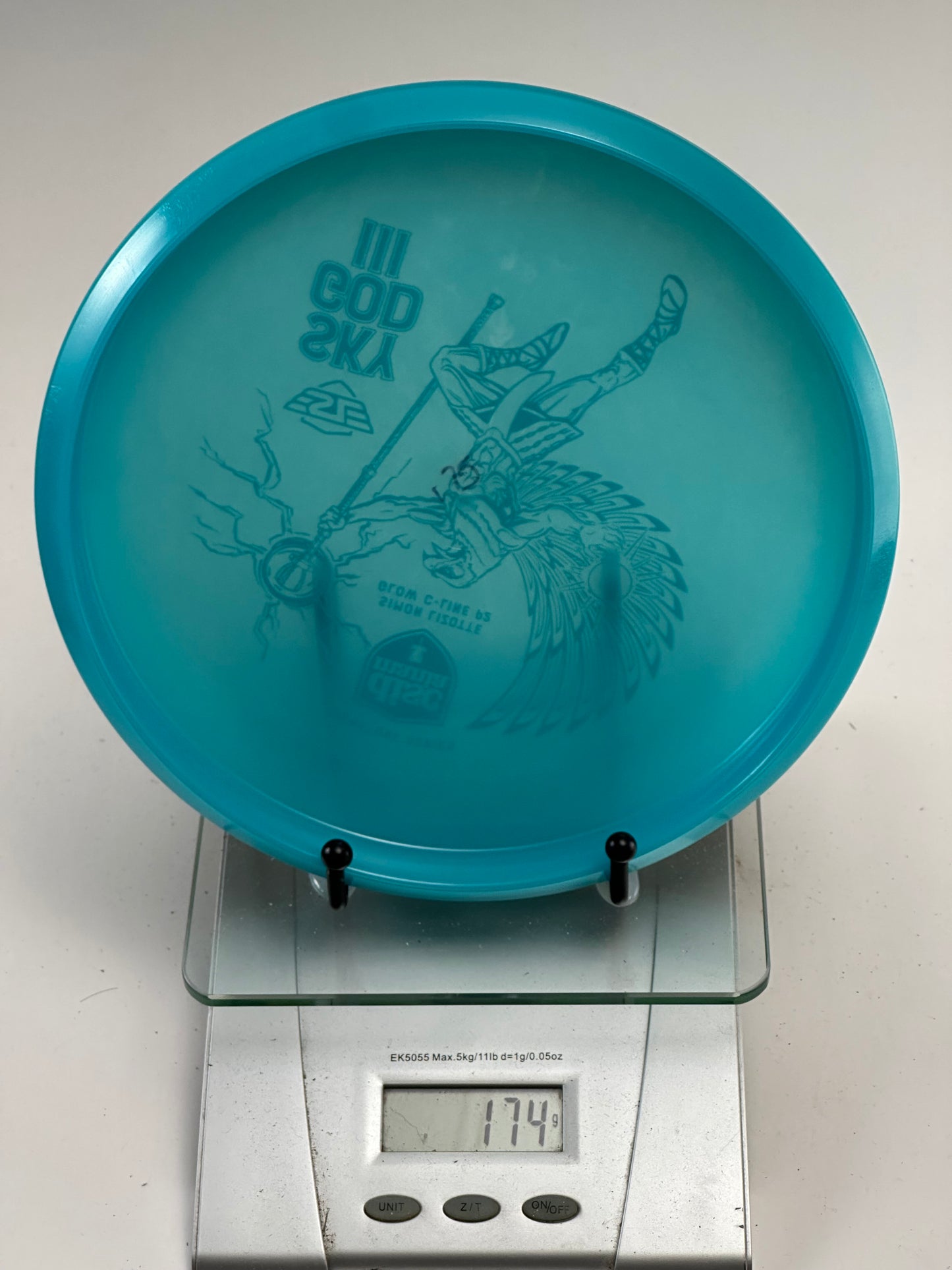 Discmania Sky God III P2 Glow C-Line (Simon Lizotte) Aqua Blue