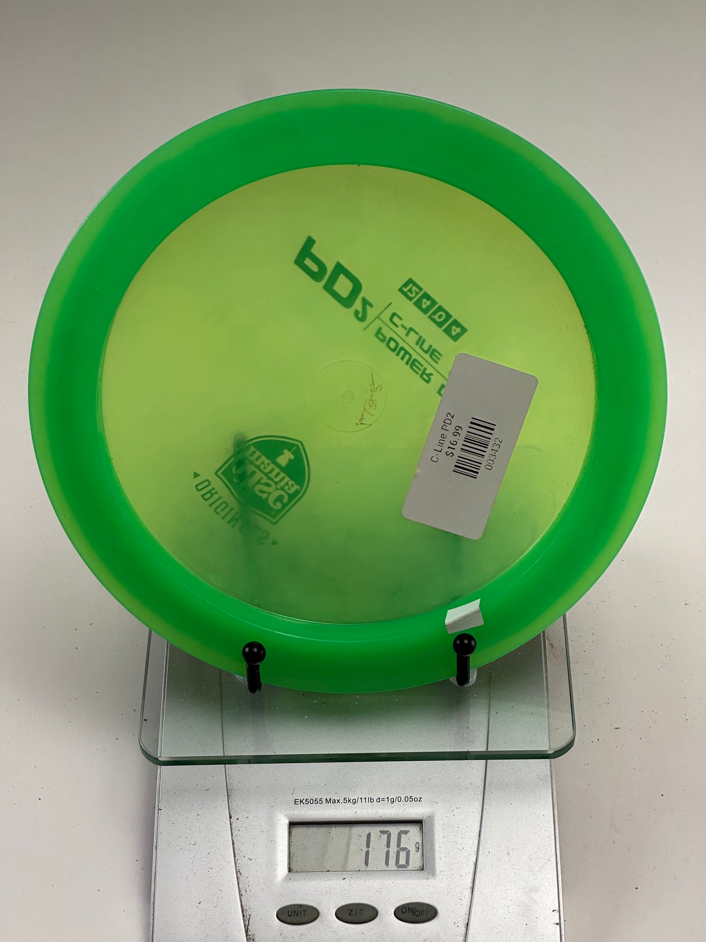 Discmania PD2 C-Line Power Driver | Translucent Green | 176g
