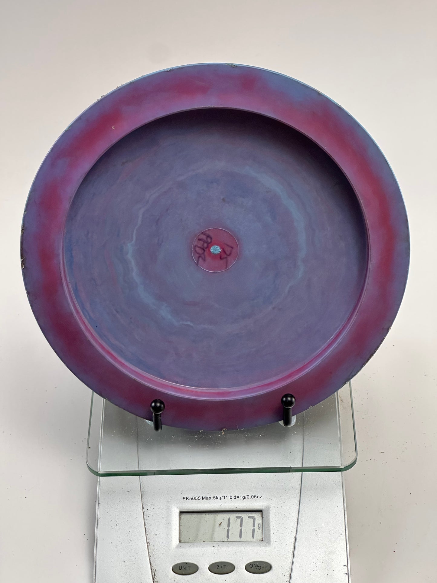 Discmania PD2 P-Line Swirly Purple/Blue Chaos Stamp Signed (177g)