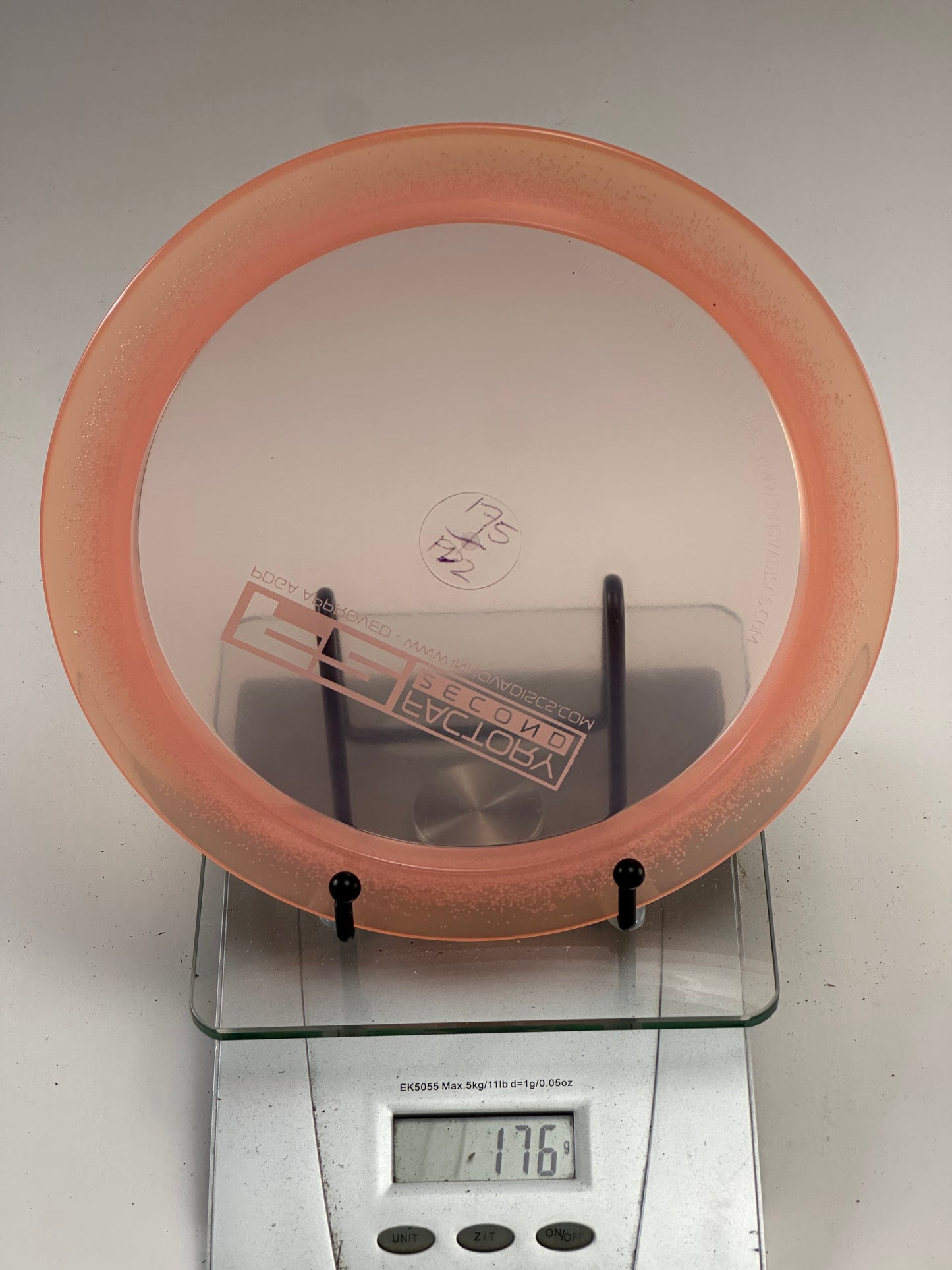 Discmania PD2 C-Line X-Out (Factory Second) Clear/Orange Rim 176g