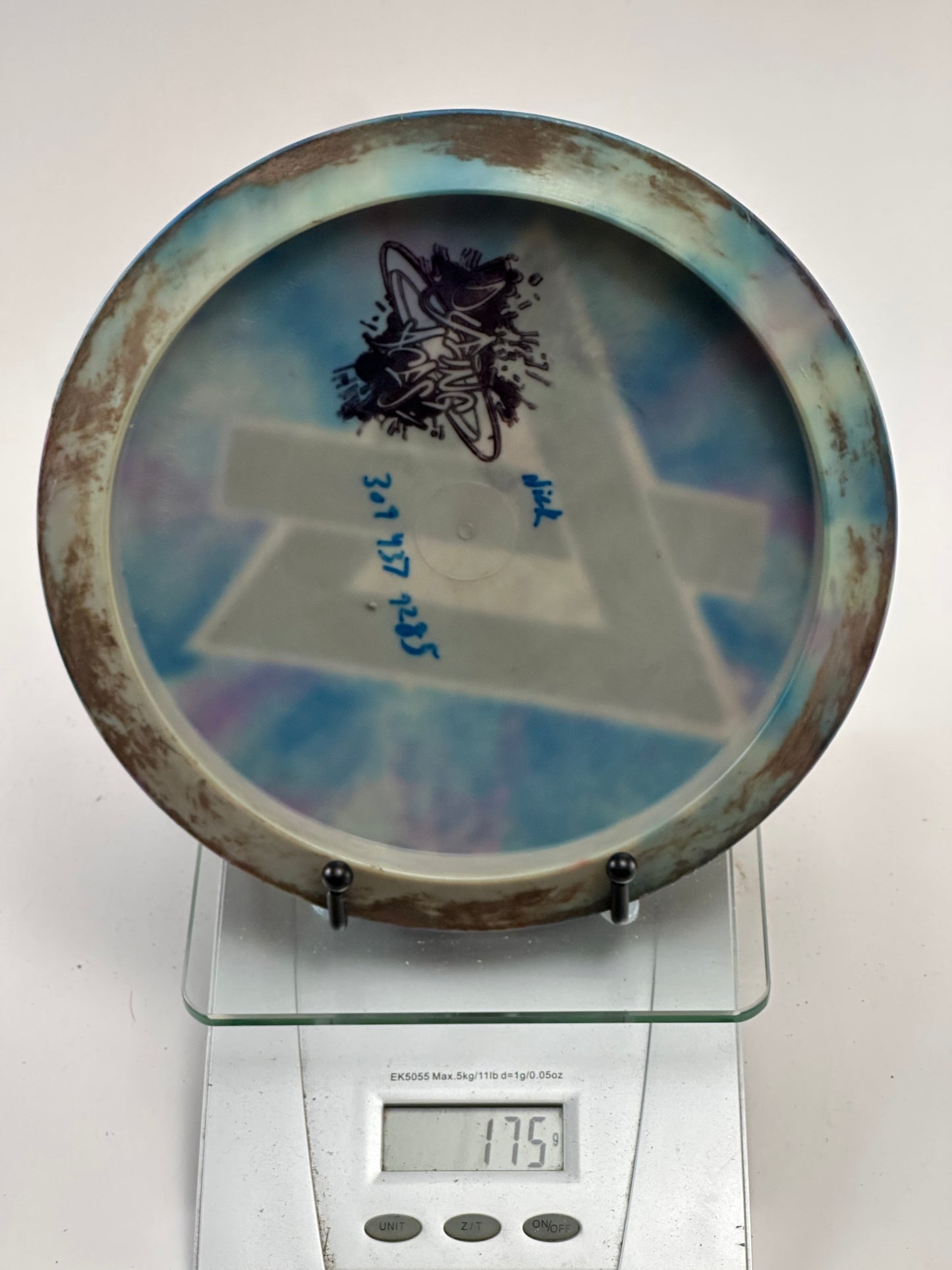 Discmania C-Line PD – Swirly Blue/Purple Dye, Custom Stamp (Used)
