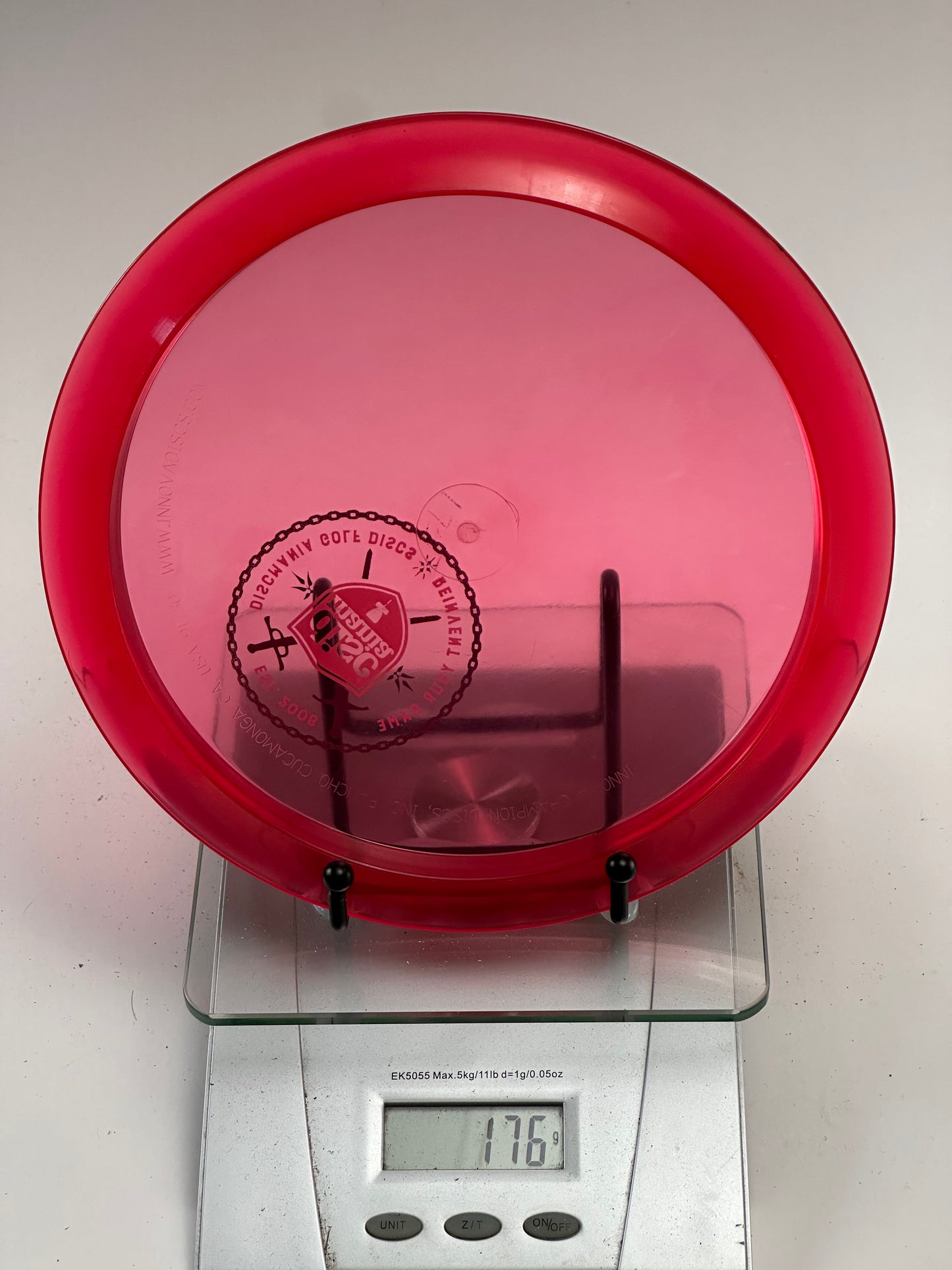 Discmania C-Line PD – Transparent Red (Shield Stamp) 177g