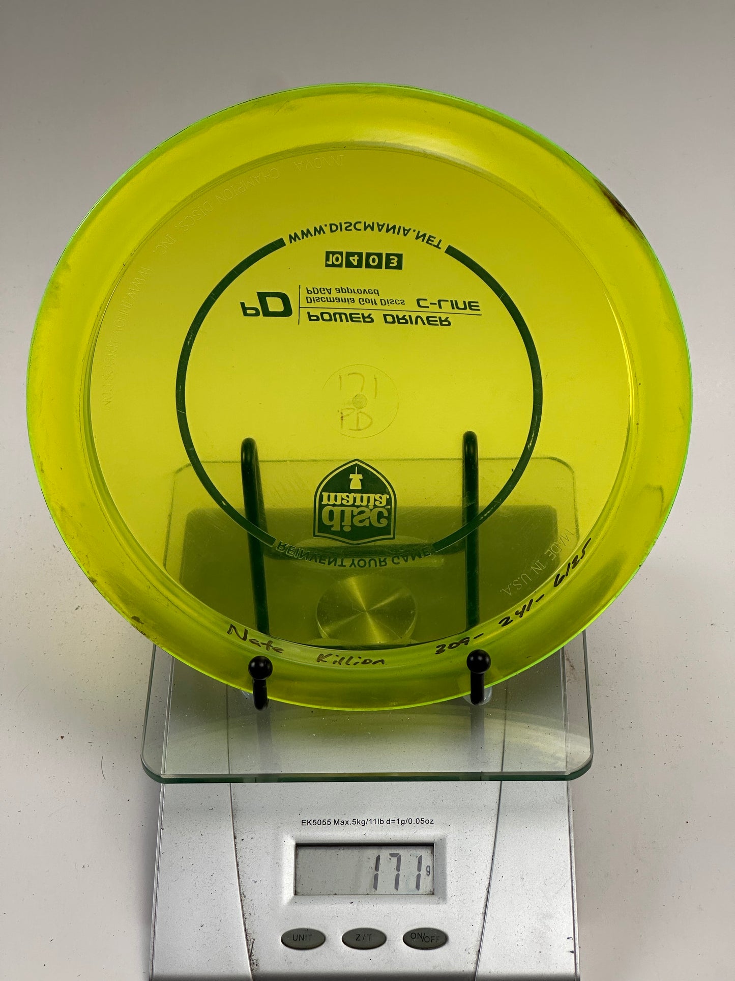 Discmania C-Line PD Power Driver (Yellow) - Used