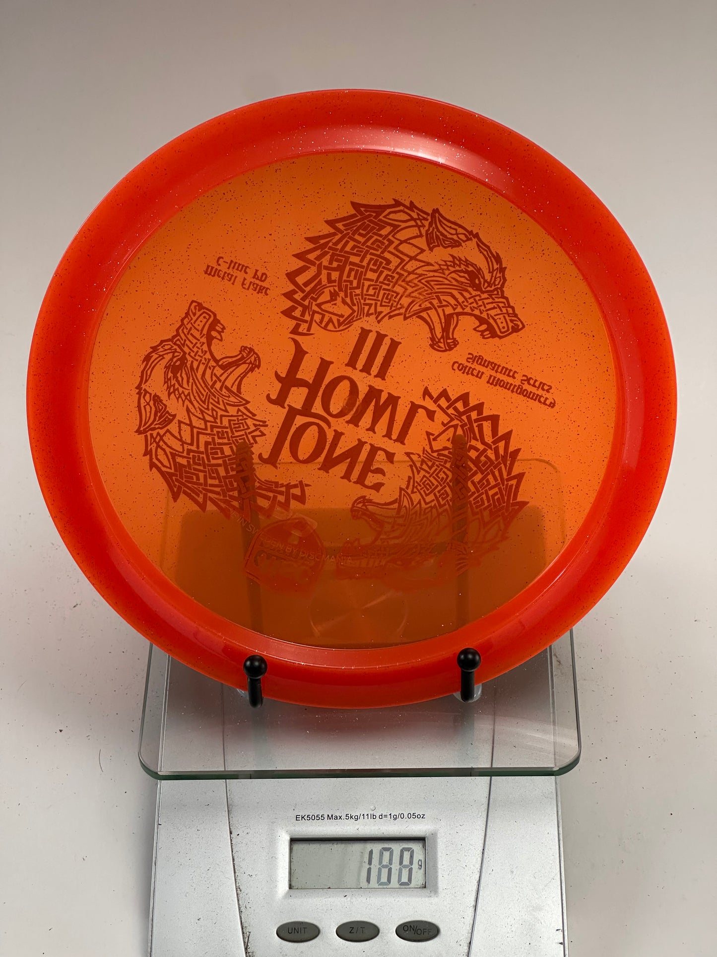 Discmania Lone Howl III PD Metal Flake C-Line Orange/Red Rim (170g)