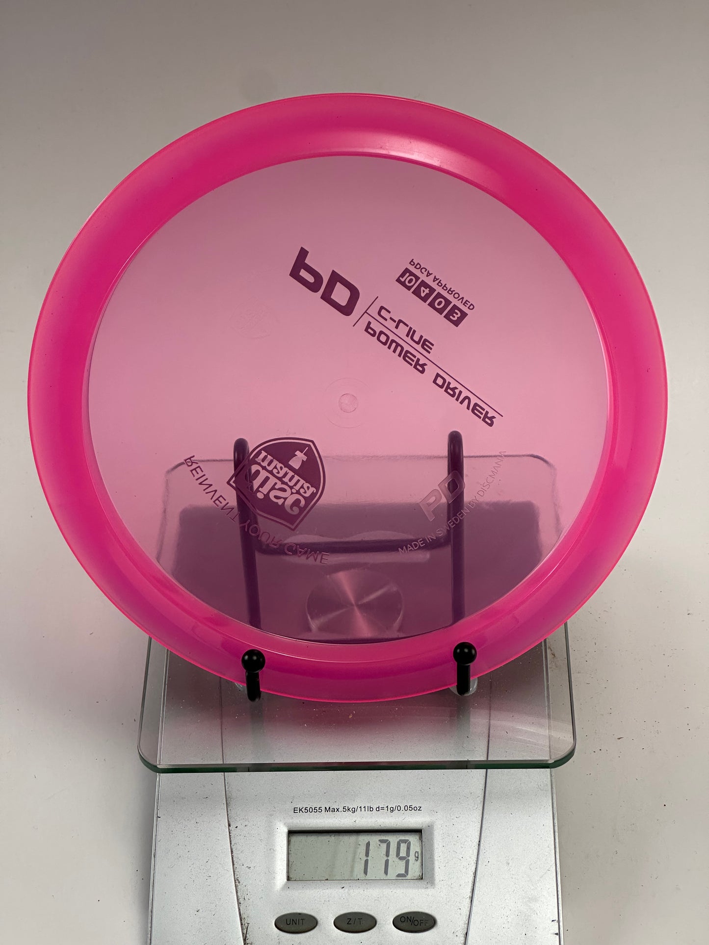 Discmania C-Line PD Power Driver – Transparent Pink (Used)