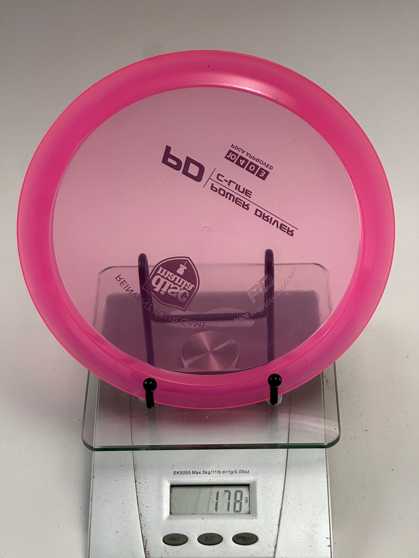Discmania C-Line PD Power Driver (Transparent Pink) 178g