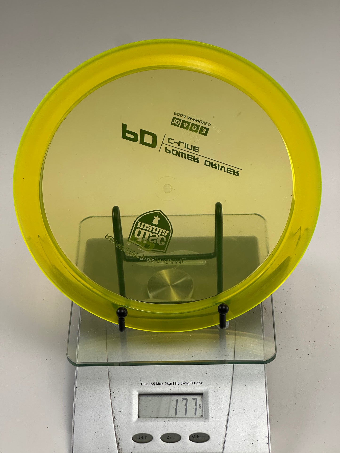 Discmania PD Power Driver C-Line (Transparent Yellow) 177g