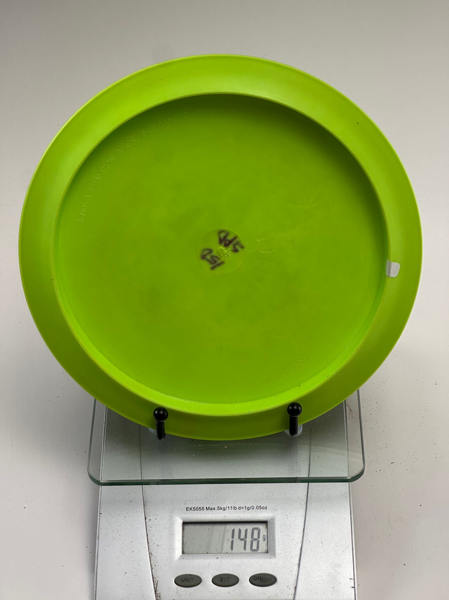 Discmania C-Line PD (Power Driver) – Neon Yellow-Green, Merry Christmas 2009 Stamp