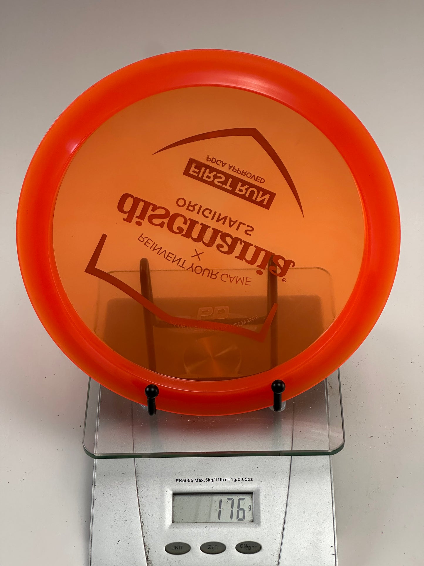 Discmania PD C-Line (First Run) – Transparent Orange – 176g