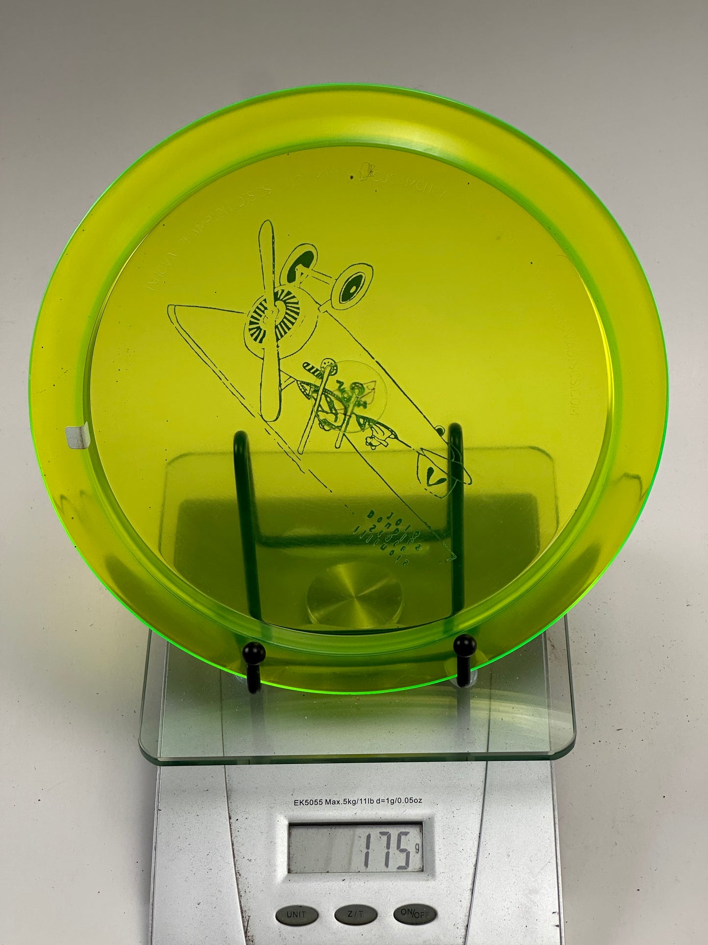 Discmania C-Line PD Power Driver – Transparent Neon Yellow-Green (Used)