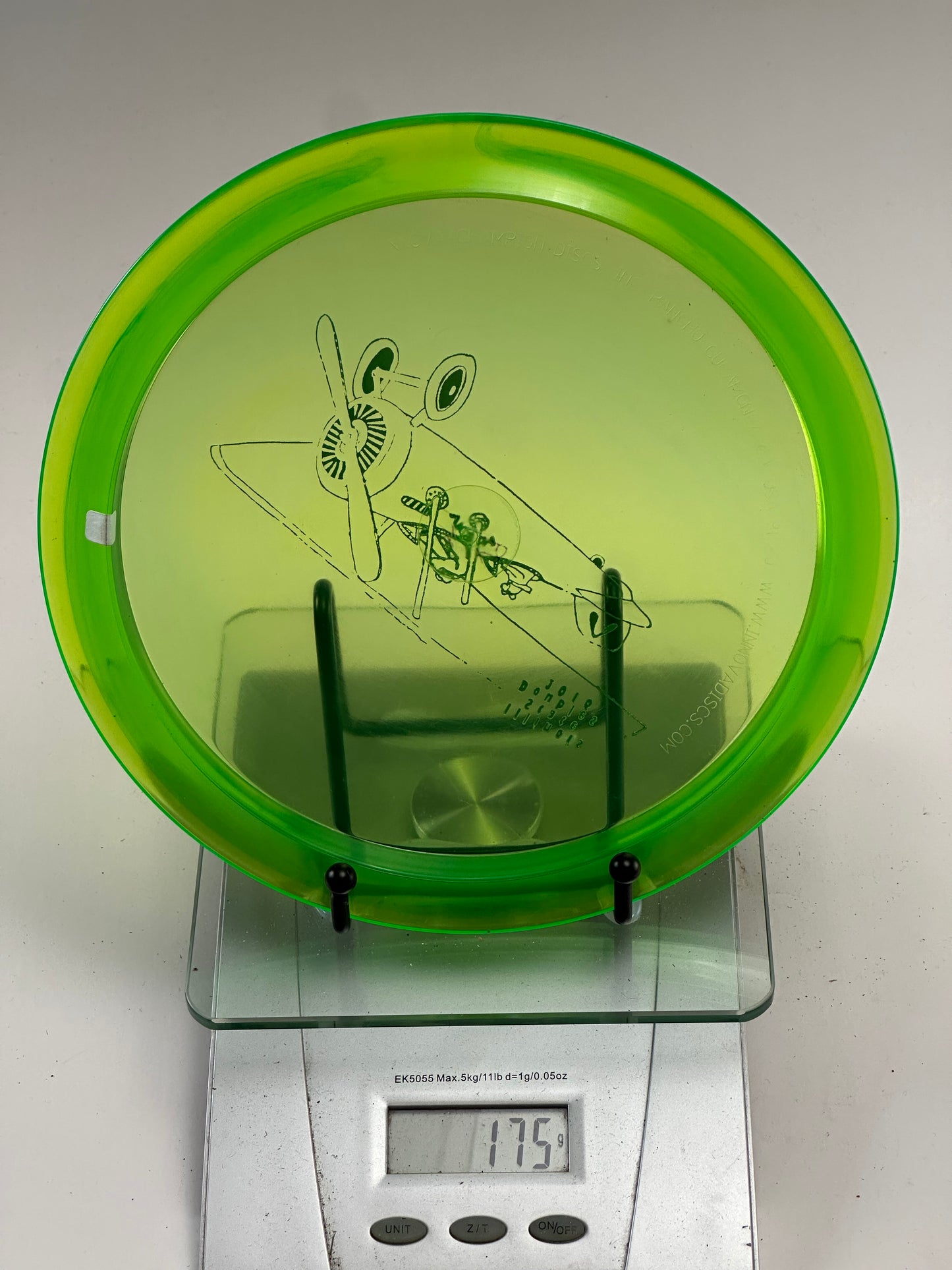 Discmania C-Line PD Power Driver – Transparent Neon Green (Illinois State Doubles 2016)