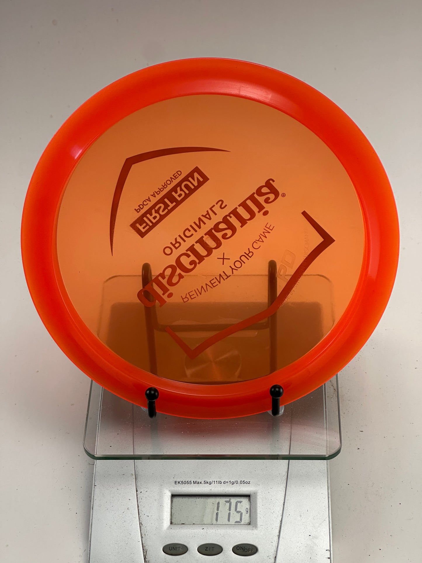 Discmania PD C-Line First Run – Transparent Orange, 175g